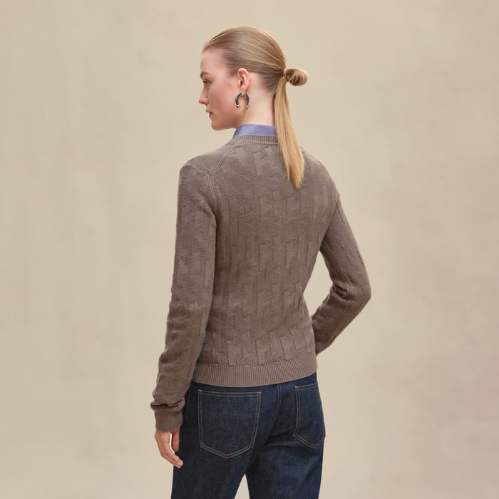 "H" Long-sleeve Sweater