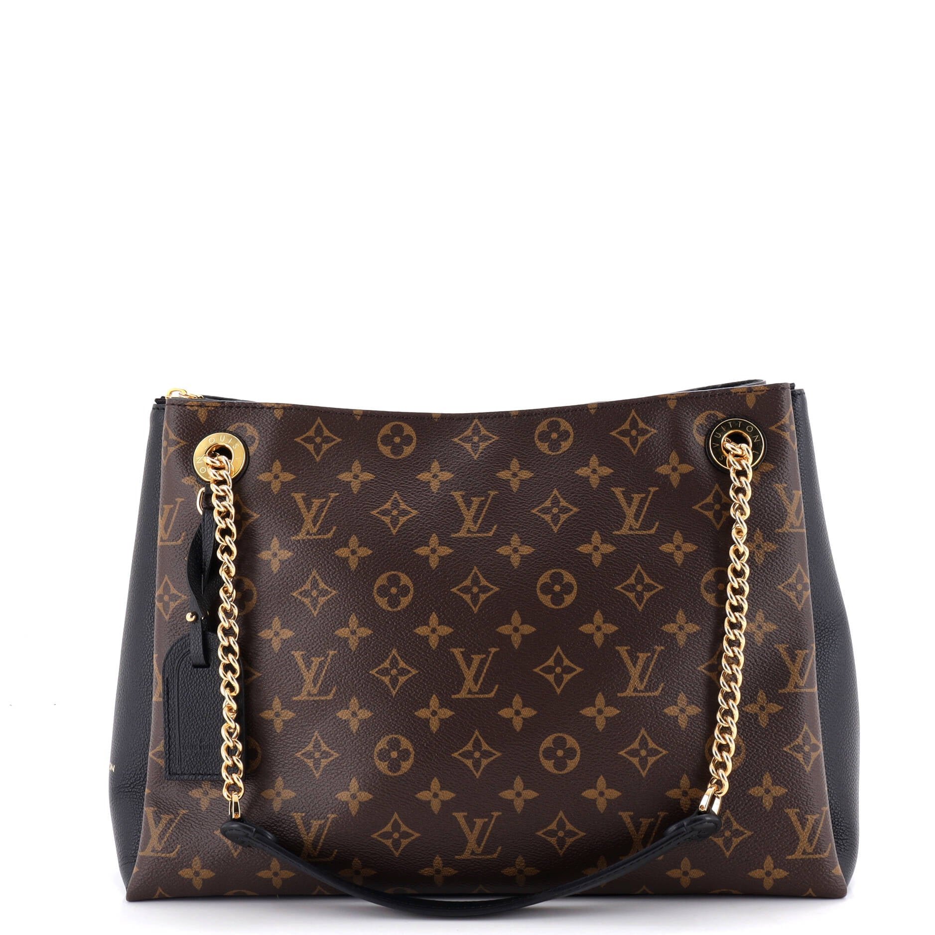 Surene Handbag Monogram Canvas with Leather MM