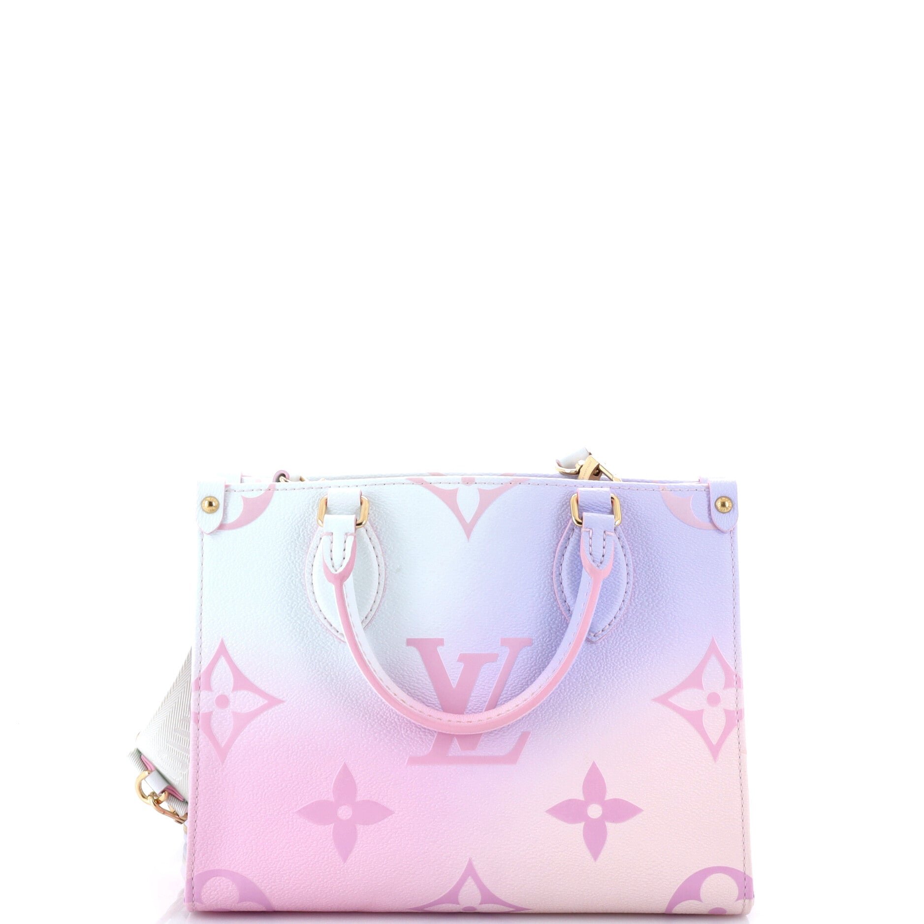 OnTheGo Tote Spring in the City Monogram Giant Canvas PM
