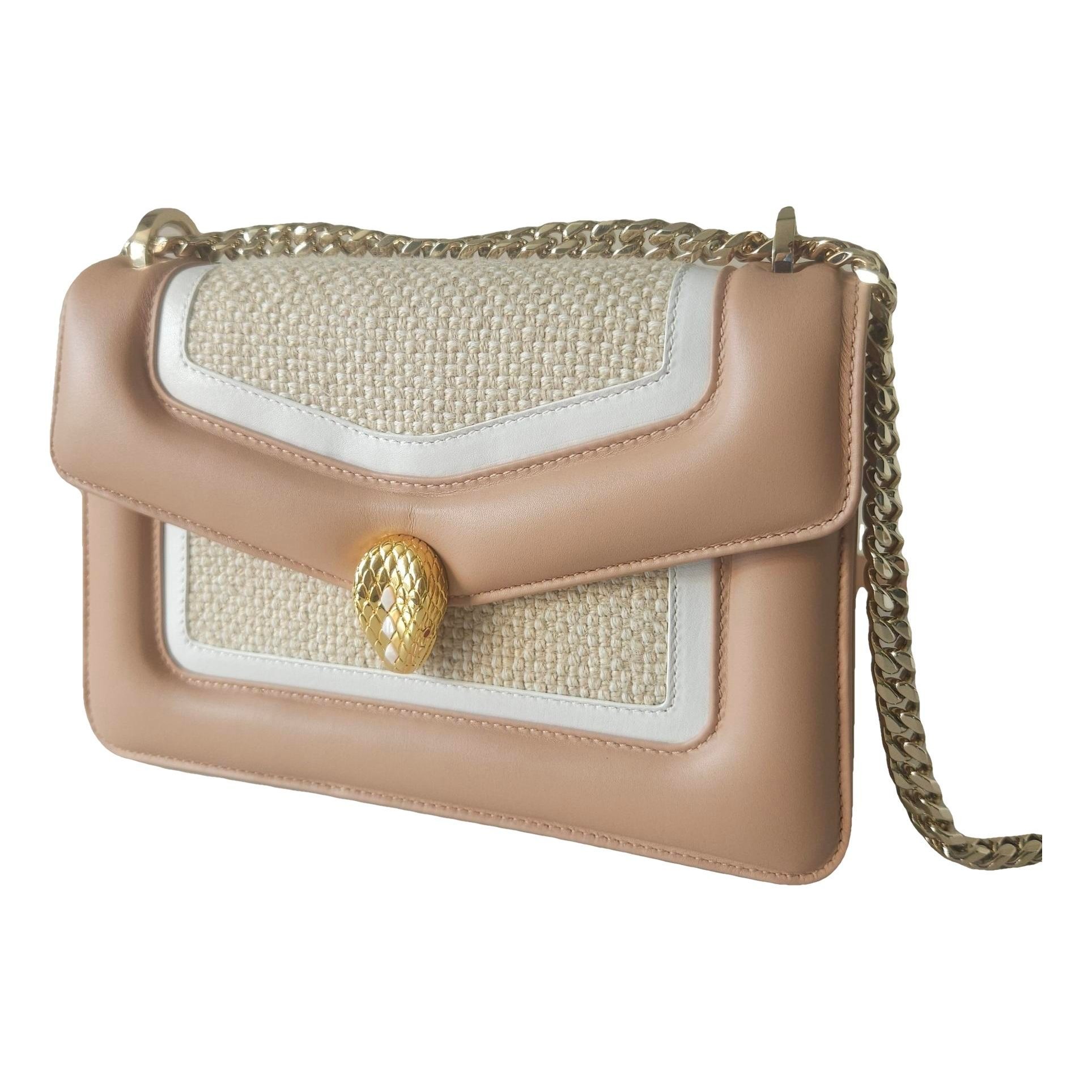 Serpenti leather handbag