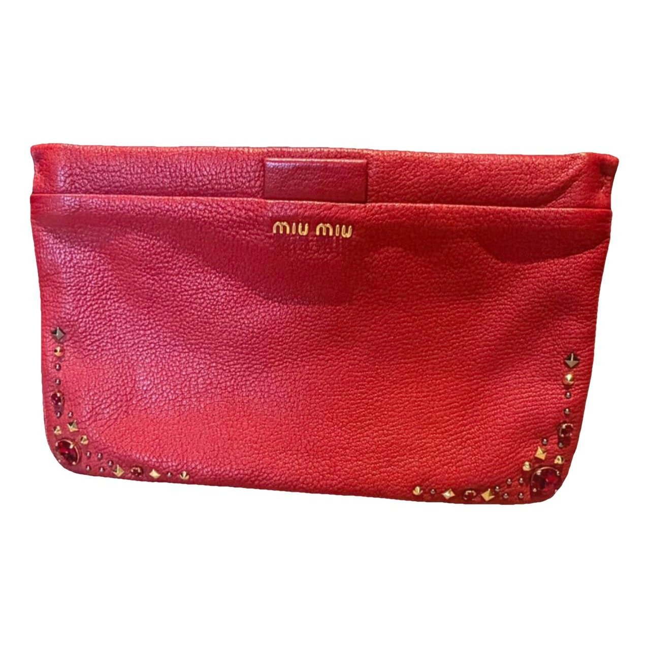 Miu Miu Leather clutch bag
