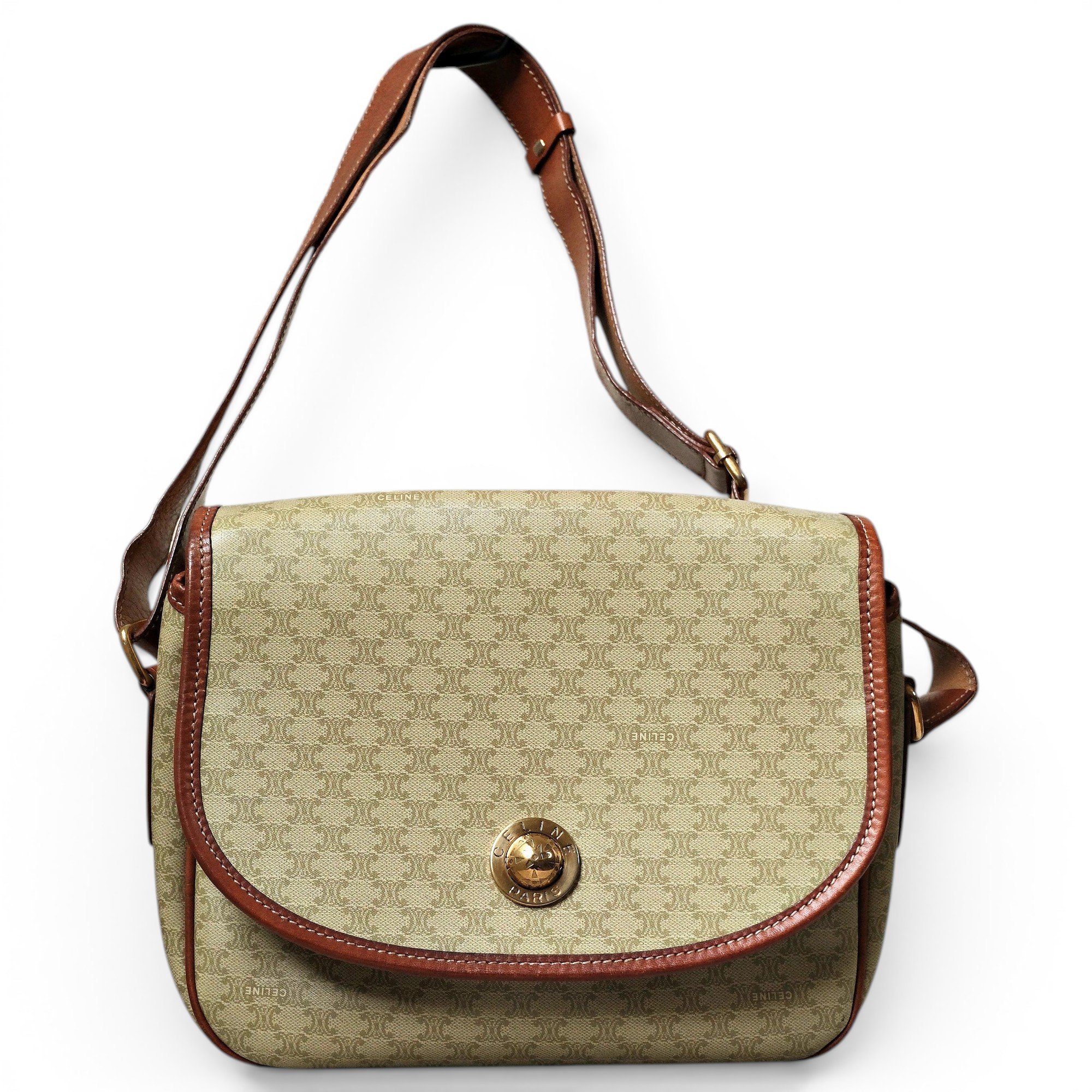 Vinyl crossbody bag