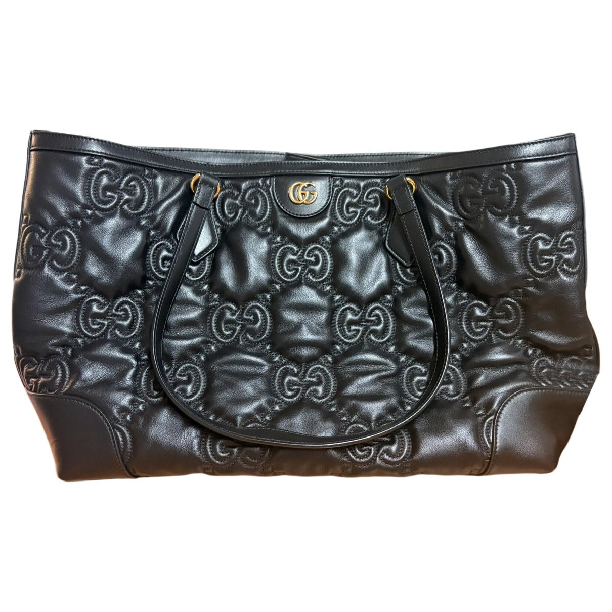 Leather tote