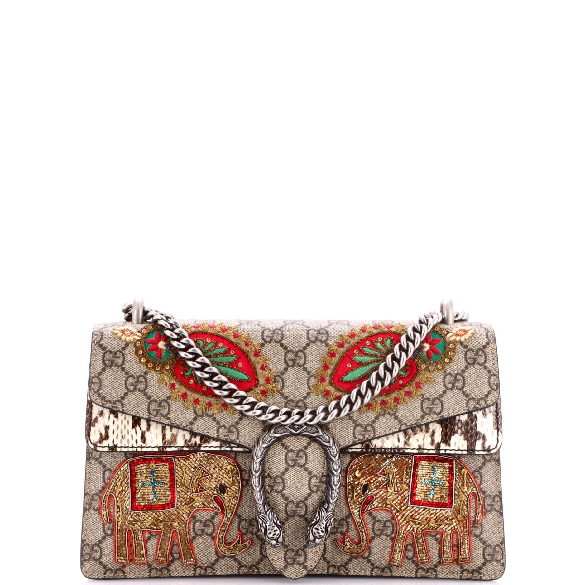 Exotic leathers handbag