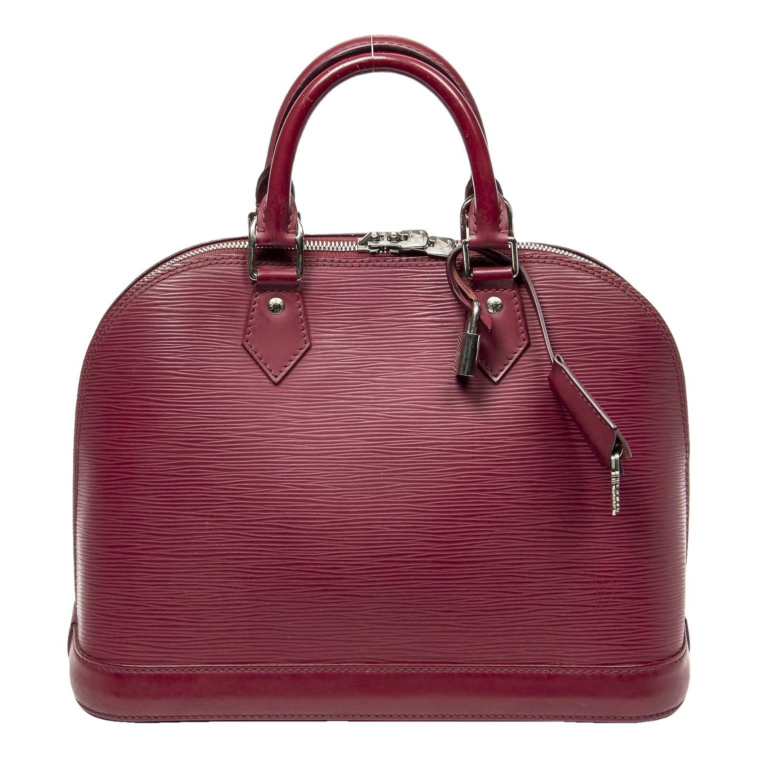 Alma leather handbag