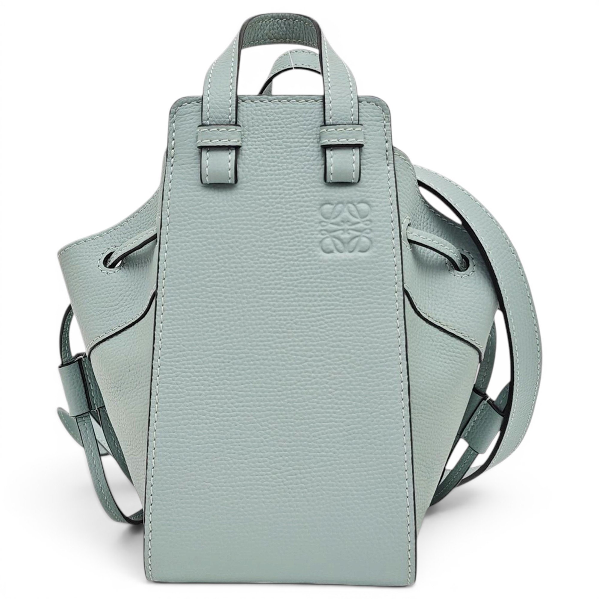 Hammock leather handbag