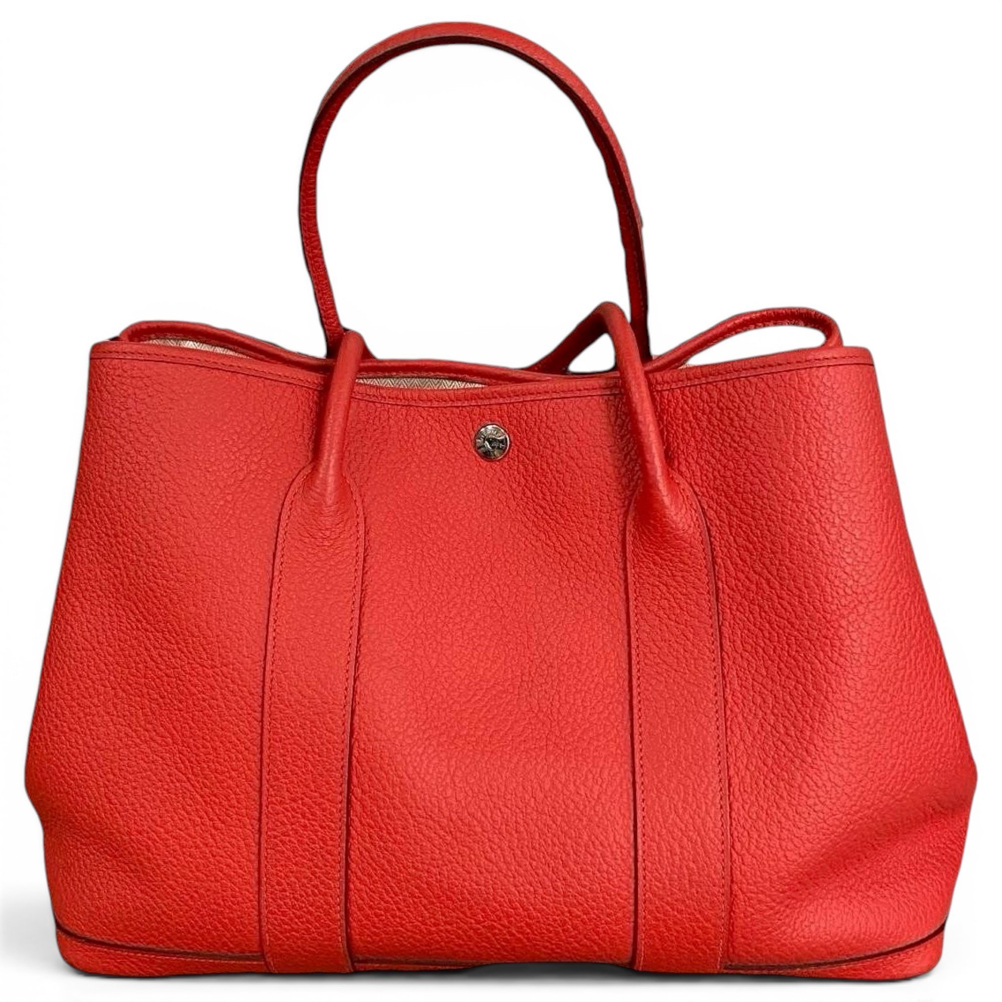 Garden Party leather handbag