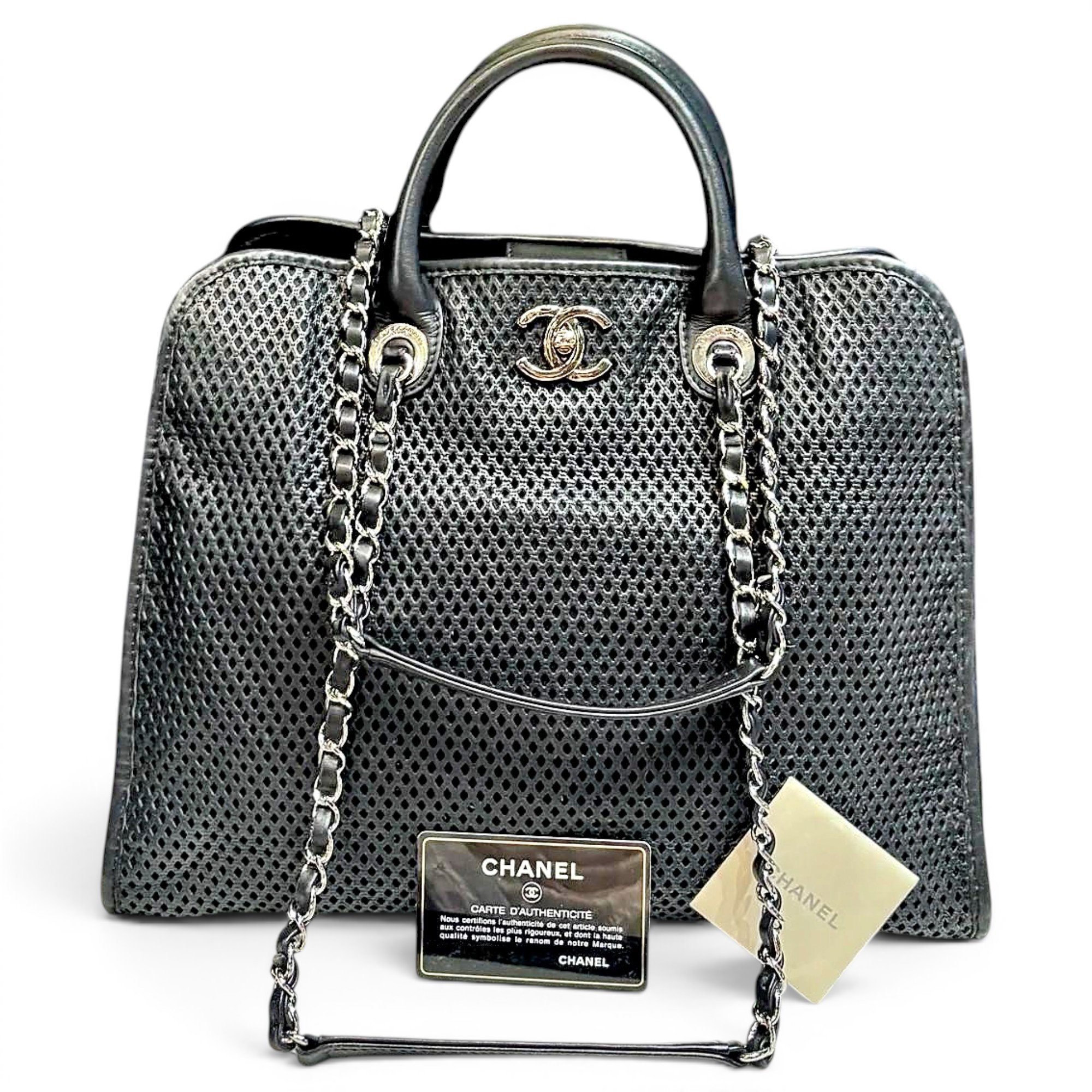 Leather tote