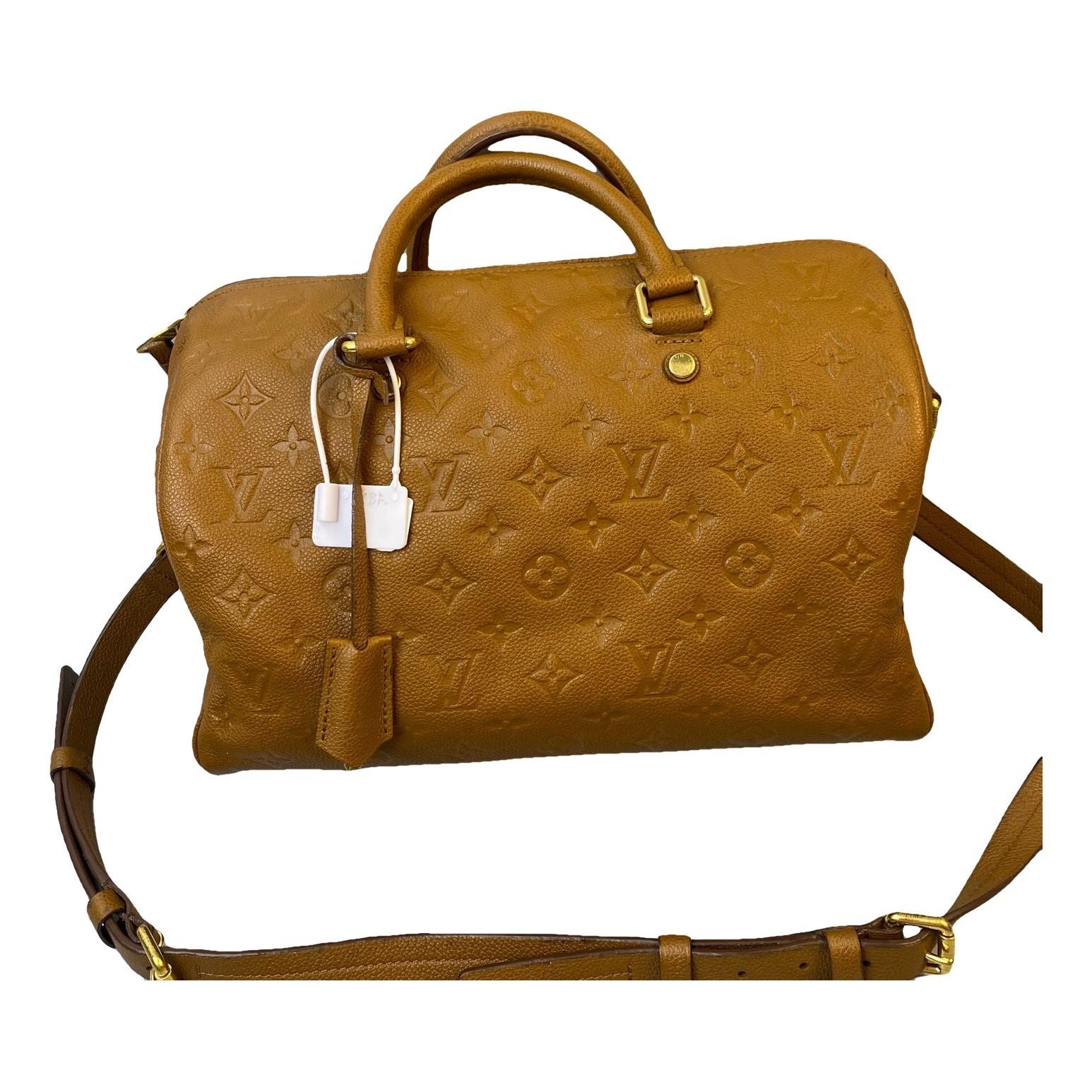 Speedy leather handbag