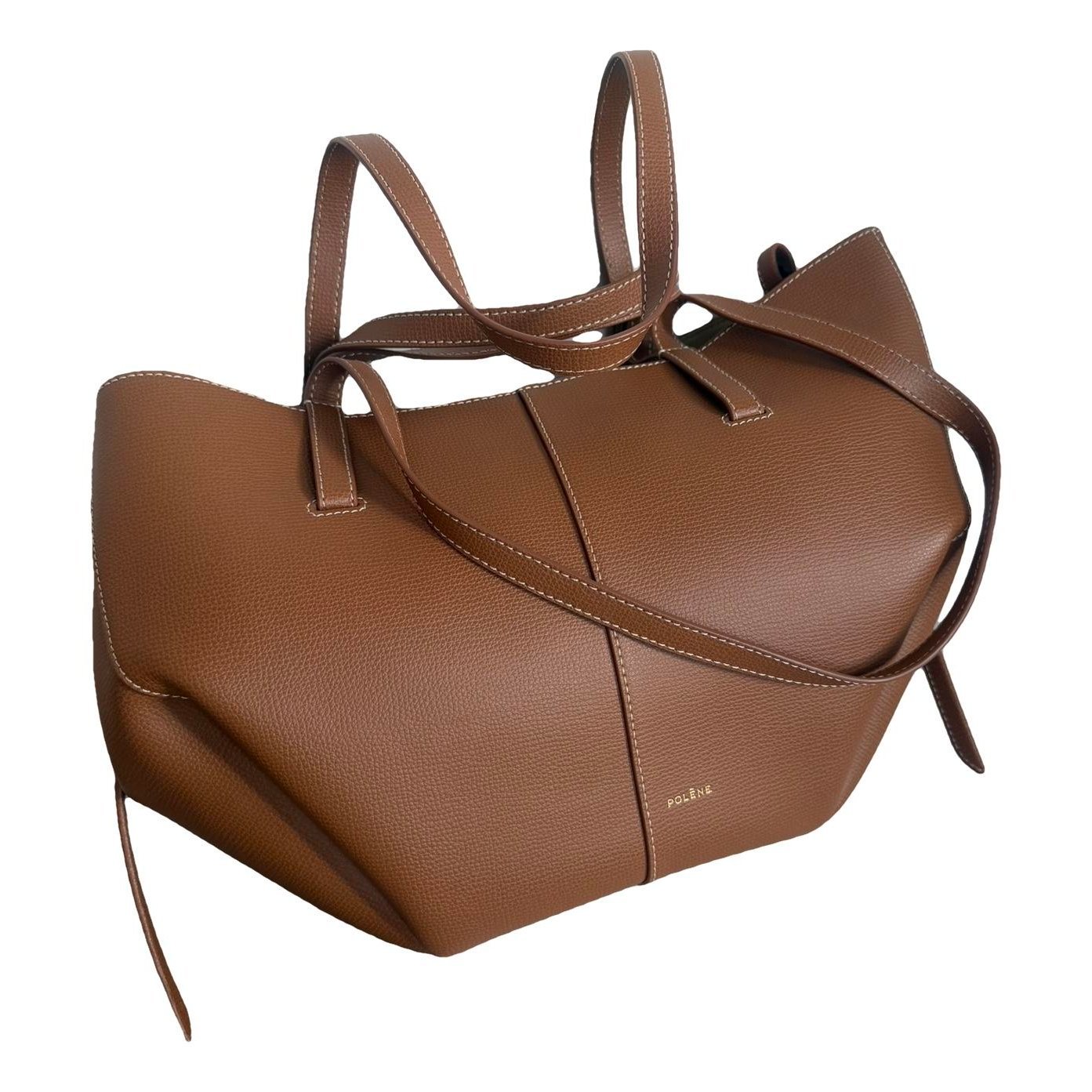 Leather clutch bag