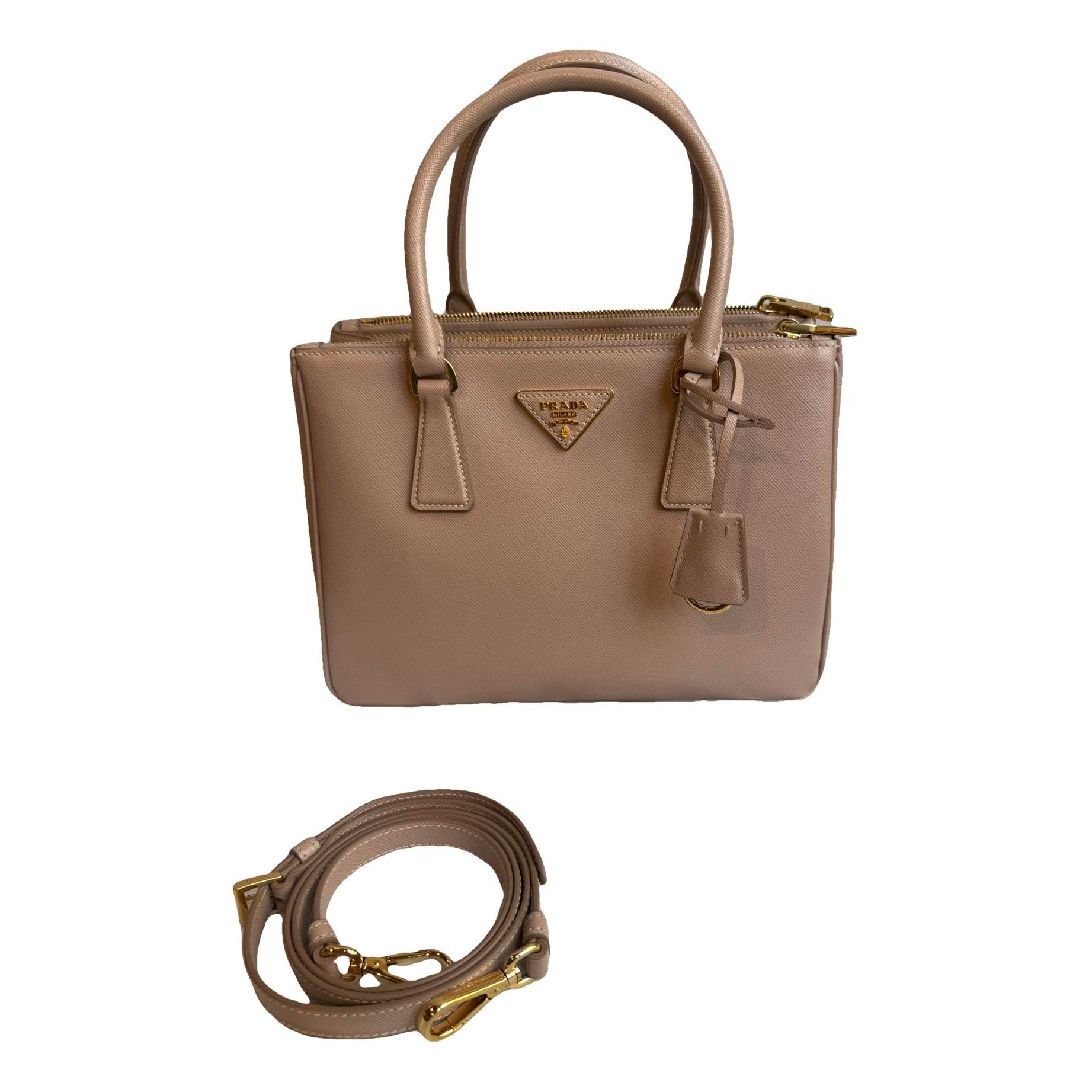 Galleria leather handbag