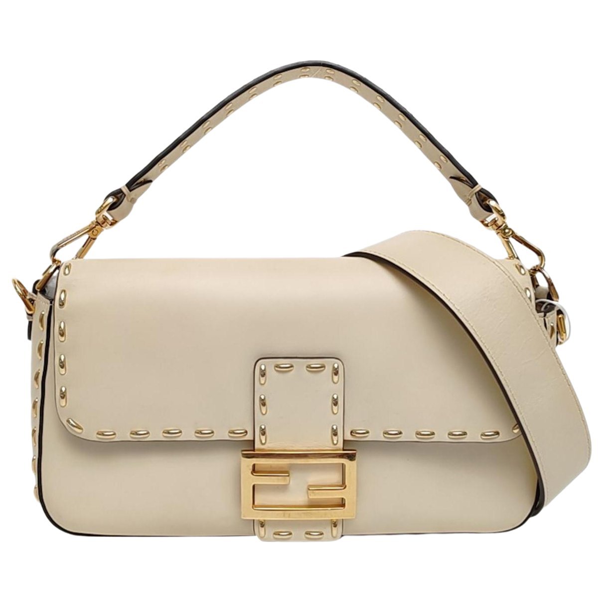 Baguette leather handbag