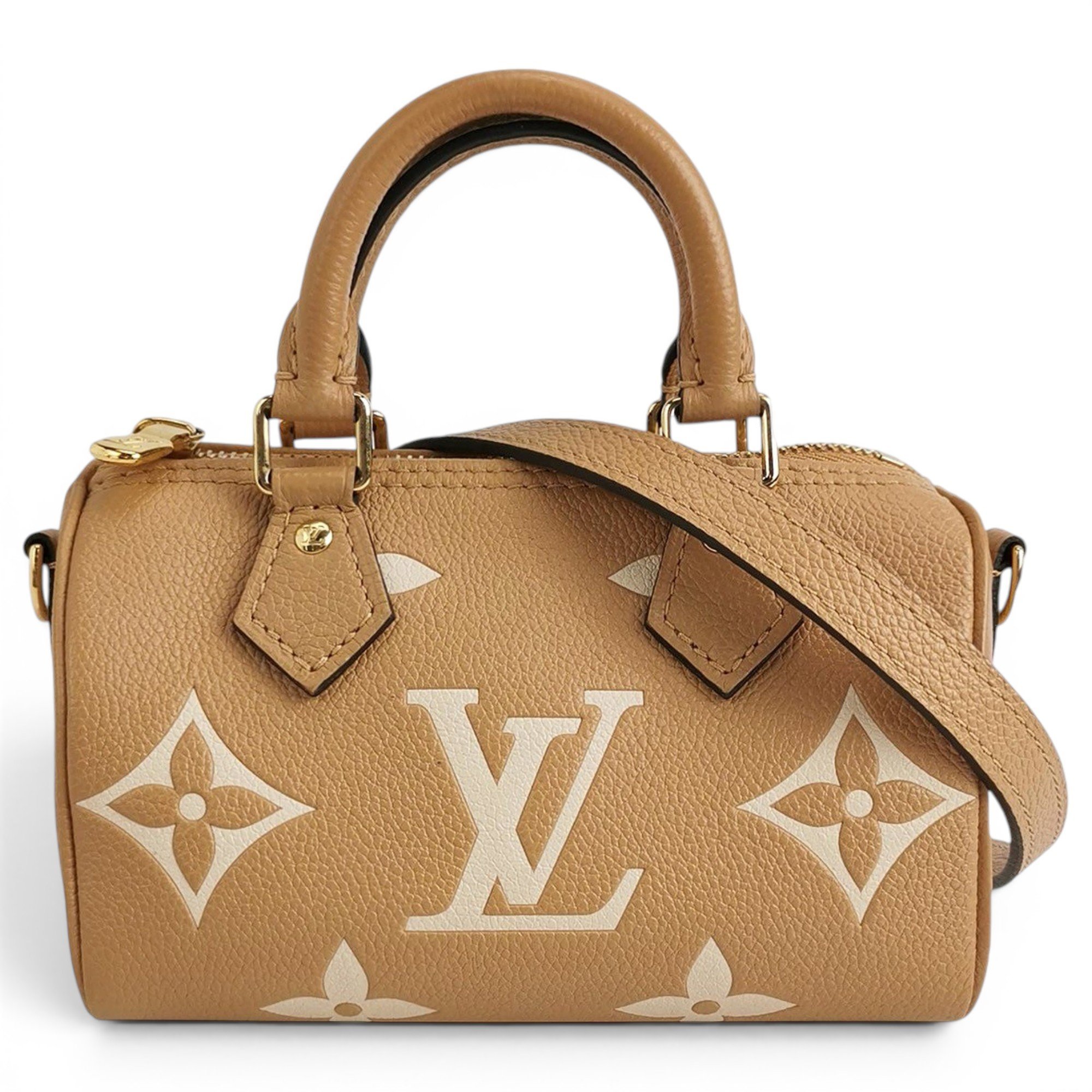Speedy leather handbag