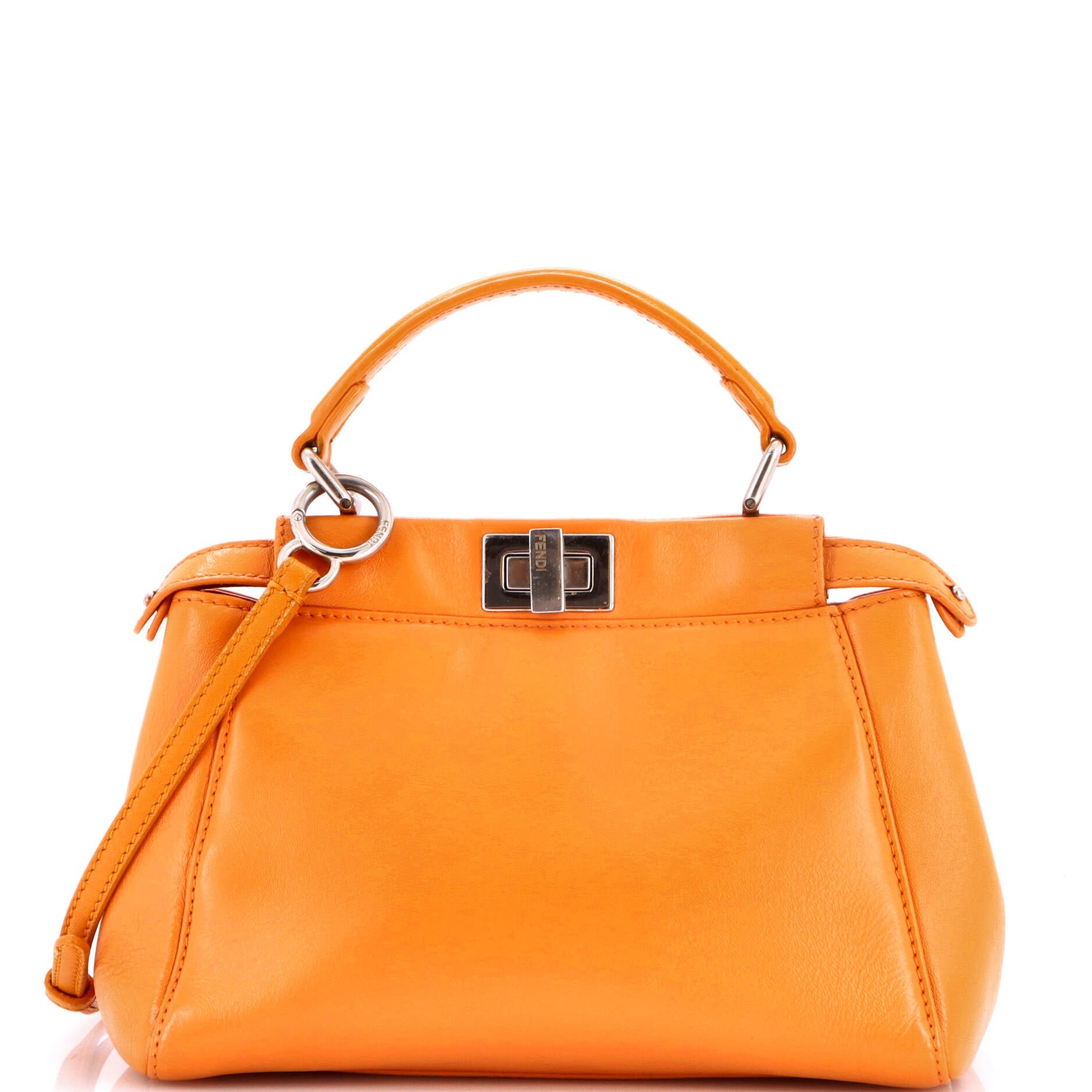 Peekaboo Bag Leather Mini