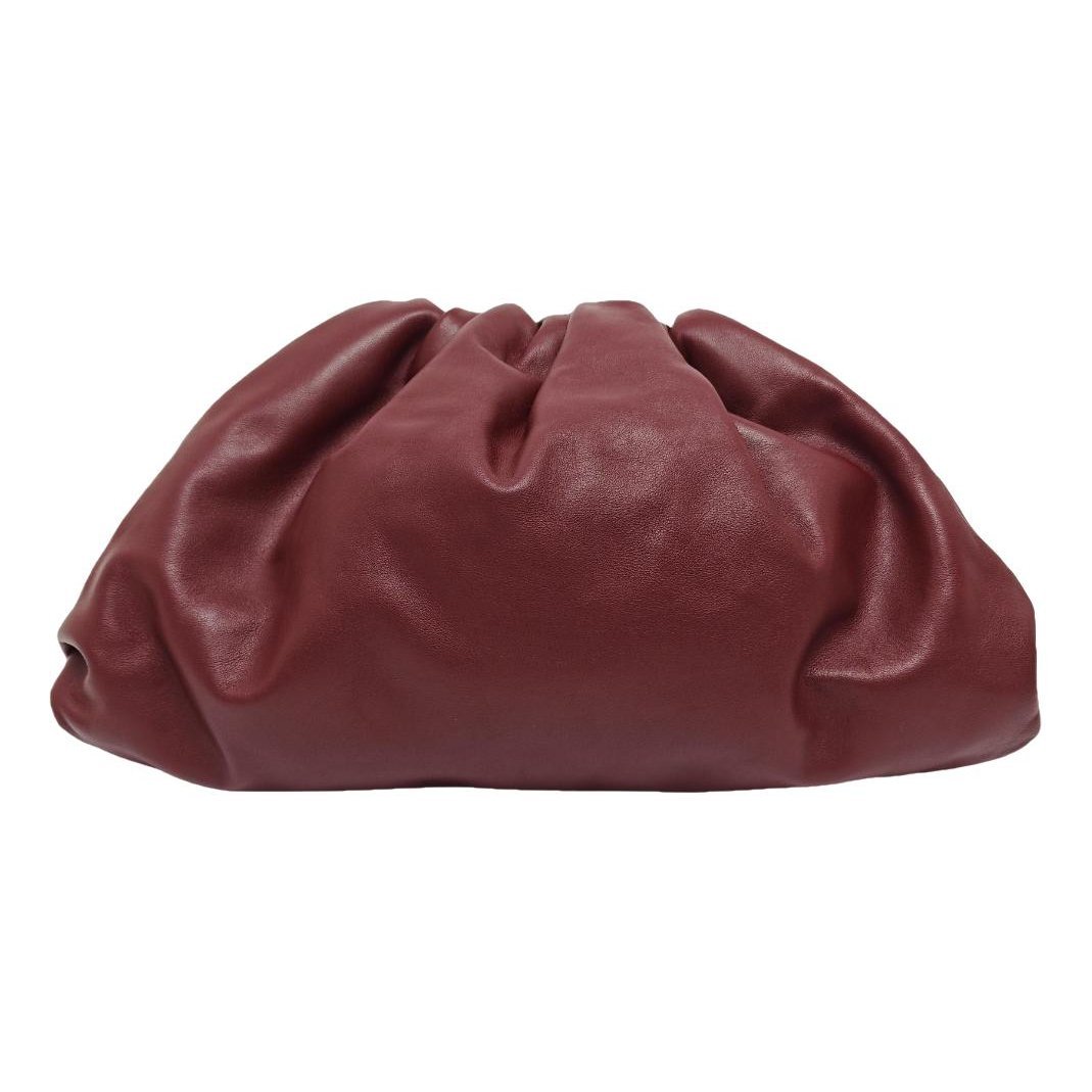 Pouch leather handbag