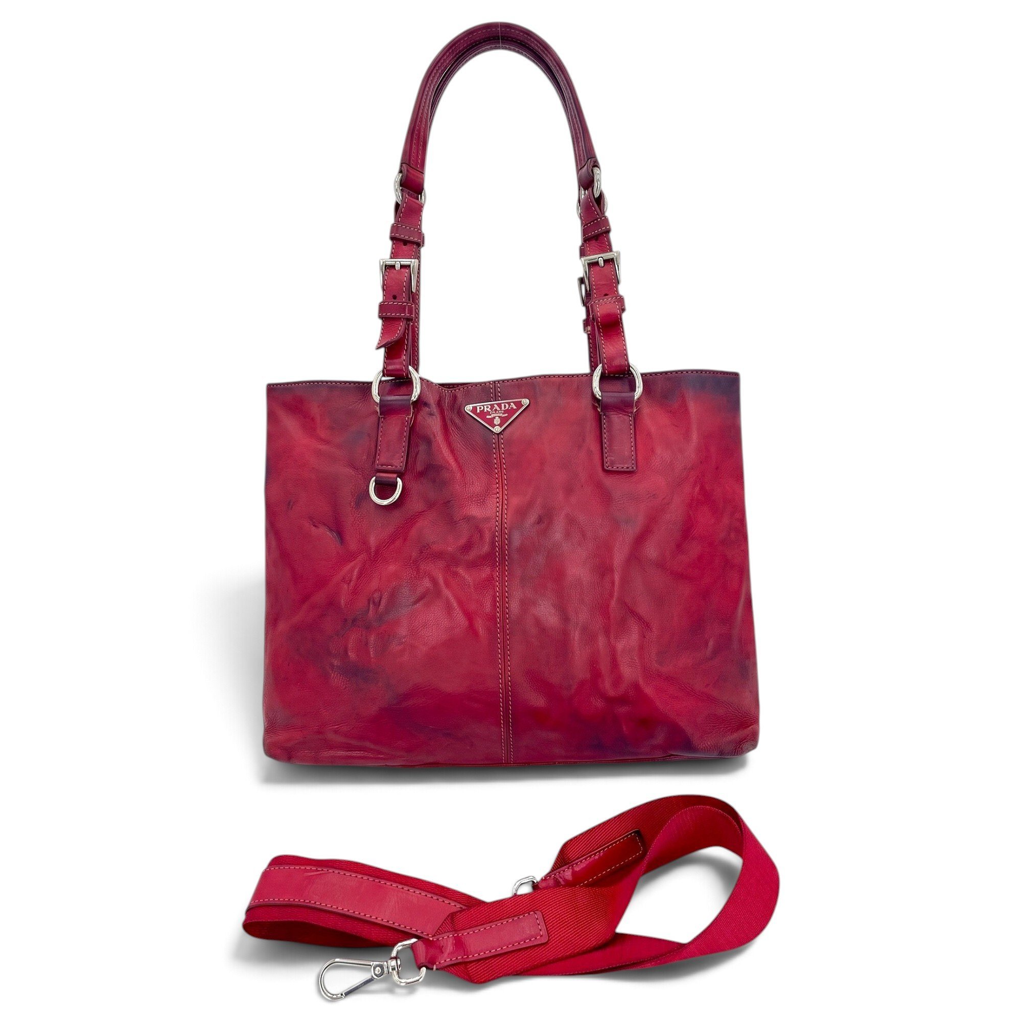 Leather handbag