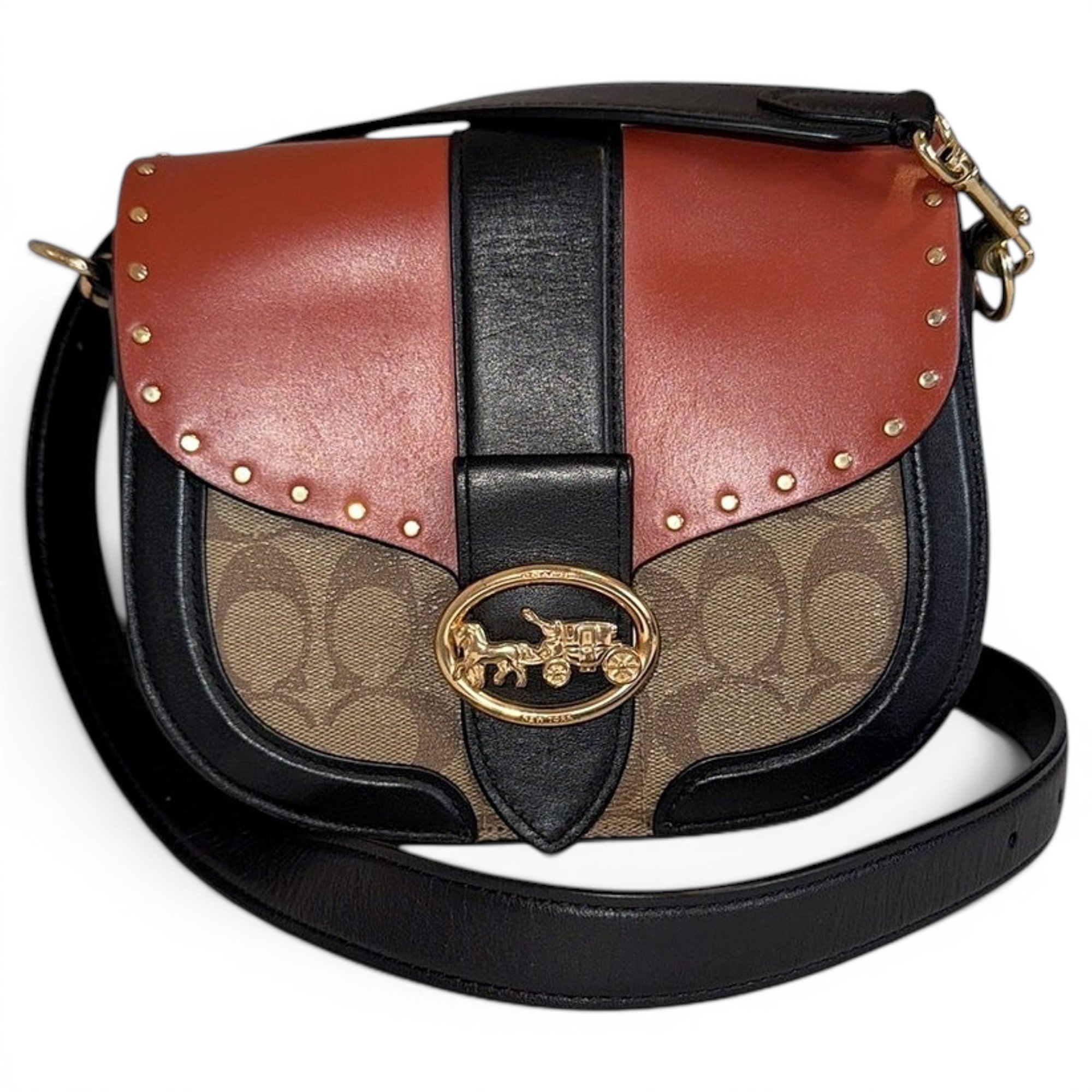 Leather crossbody bag