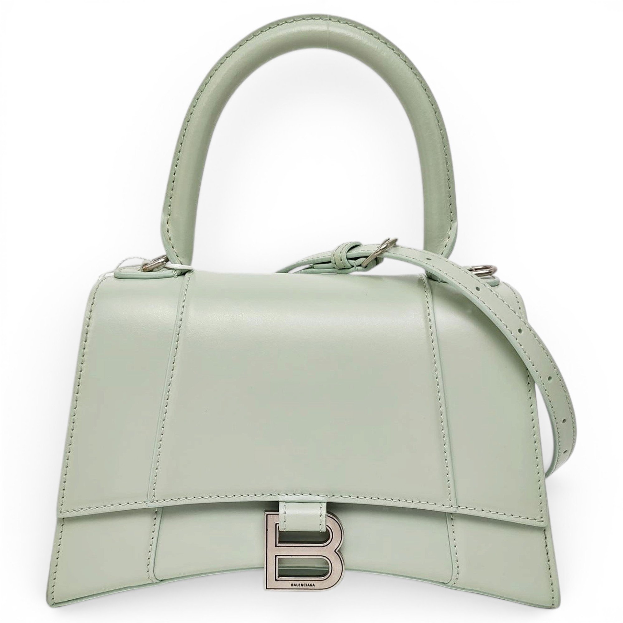 Balenciaga Hourglass leather handbag