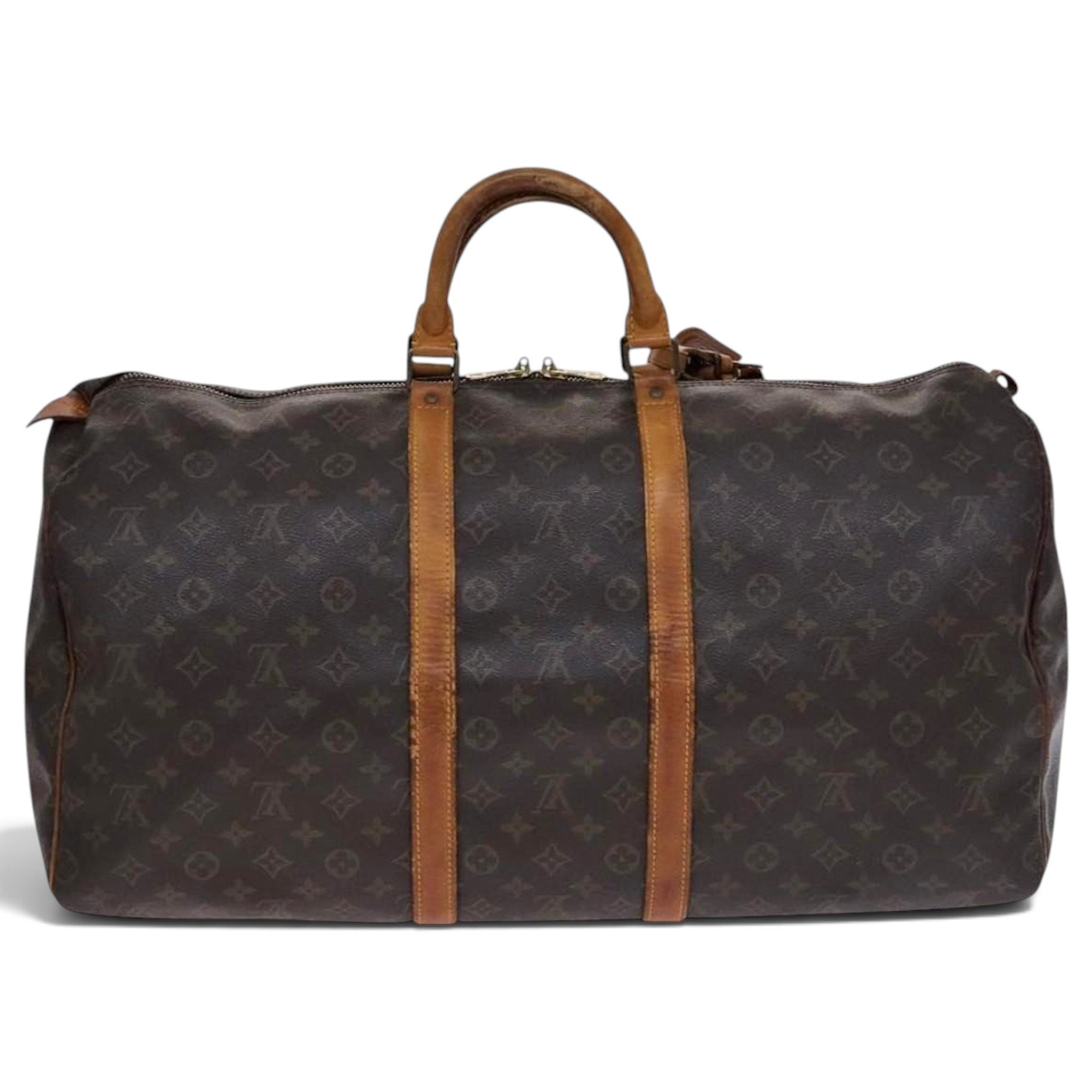Leather bowling bag