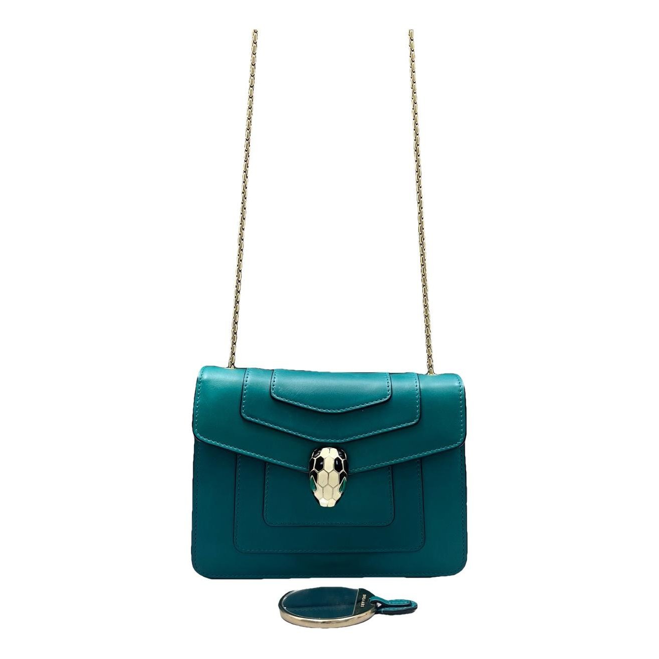 Serpenti leather handbag