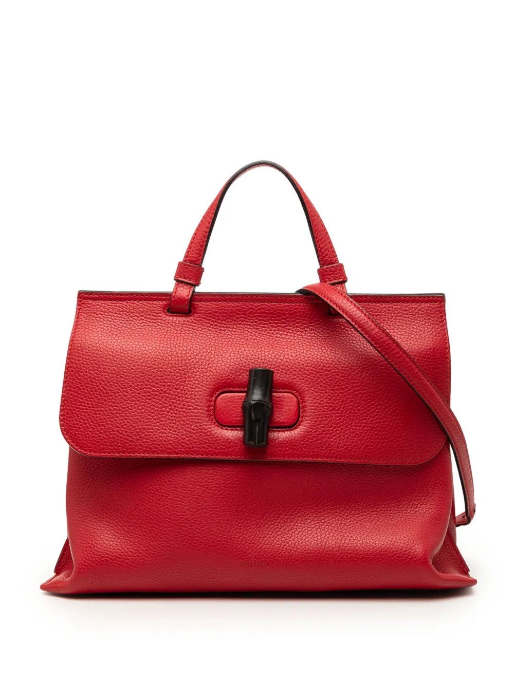 2000-2015 Medium Calfskin Bamboo Daily satchel