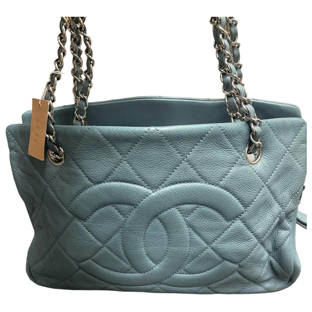 Grand shopping leather tote