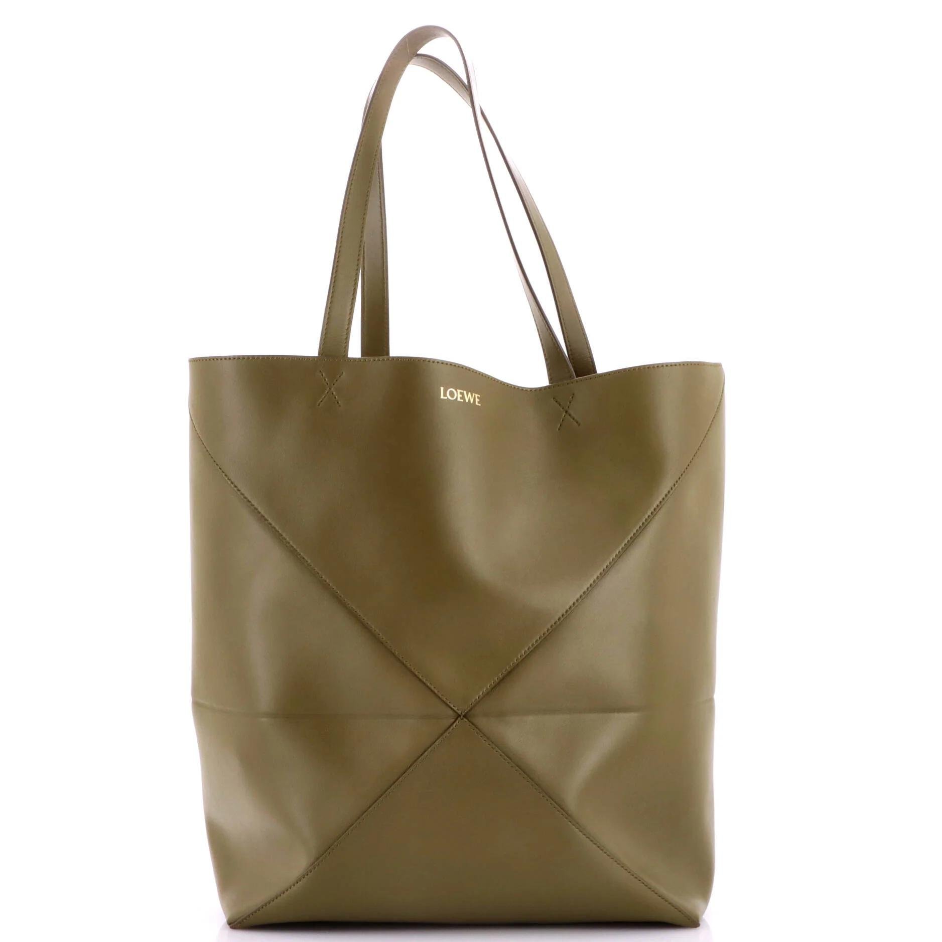 Leather tote