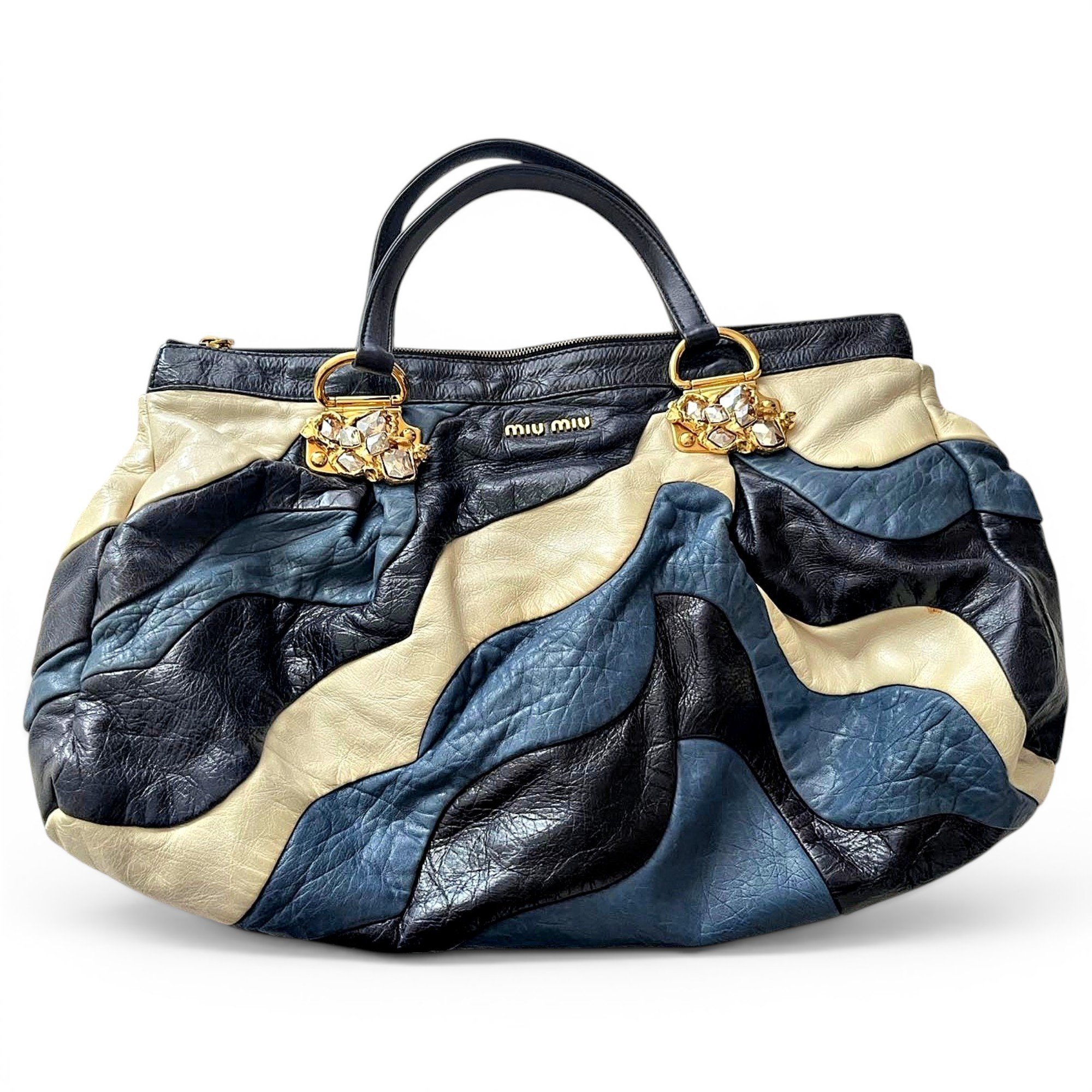 Leather handbag