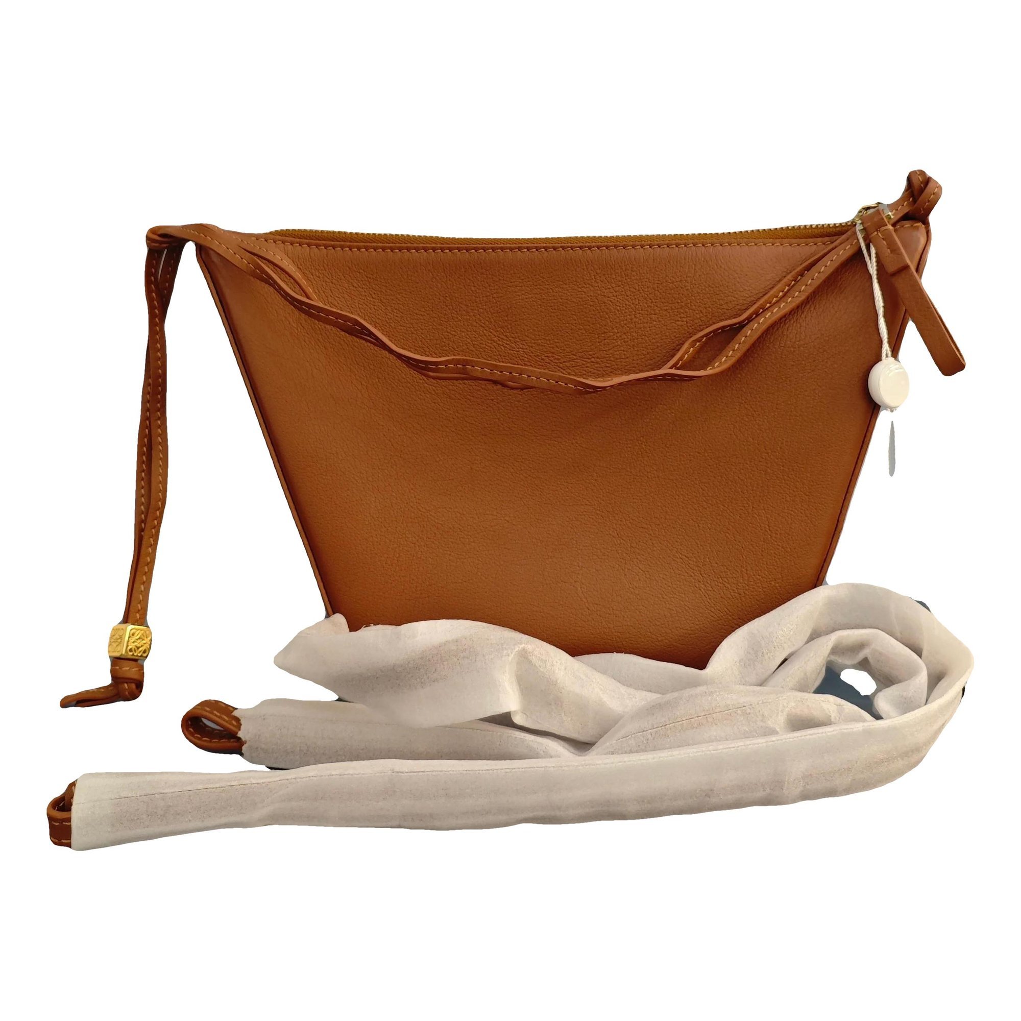 Hammock leather handbag