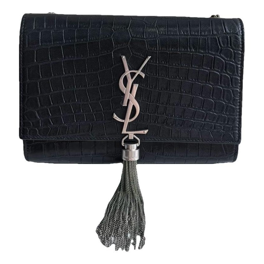 Pompom Kate leather handbag