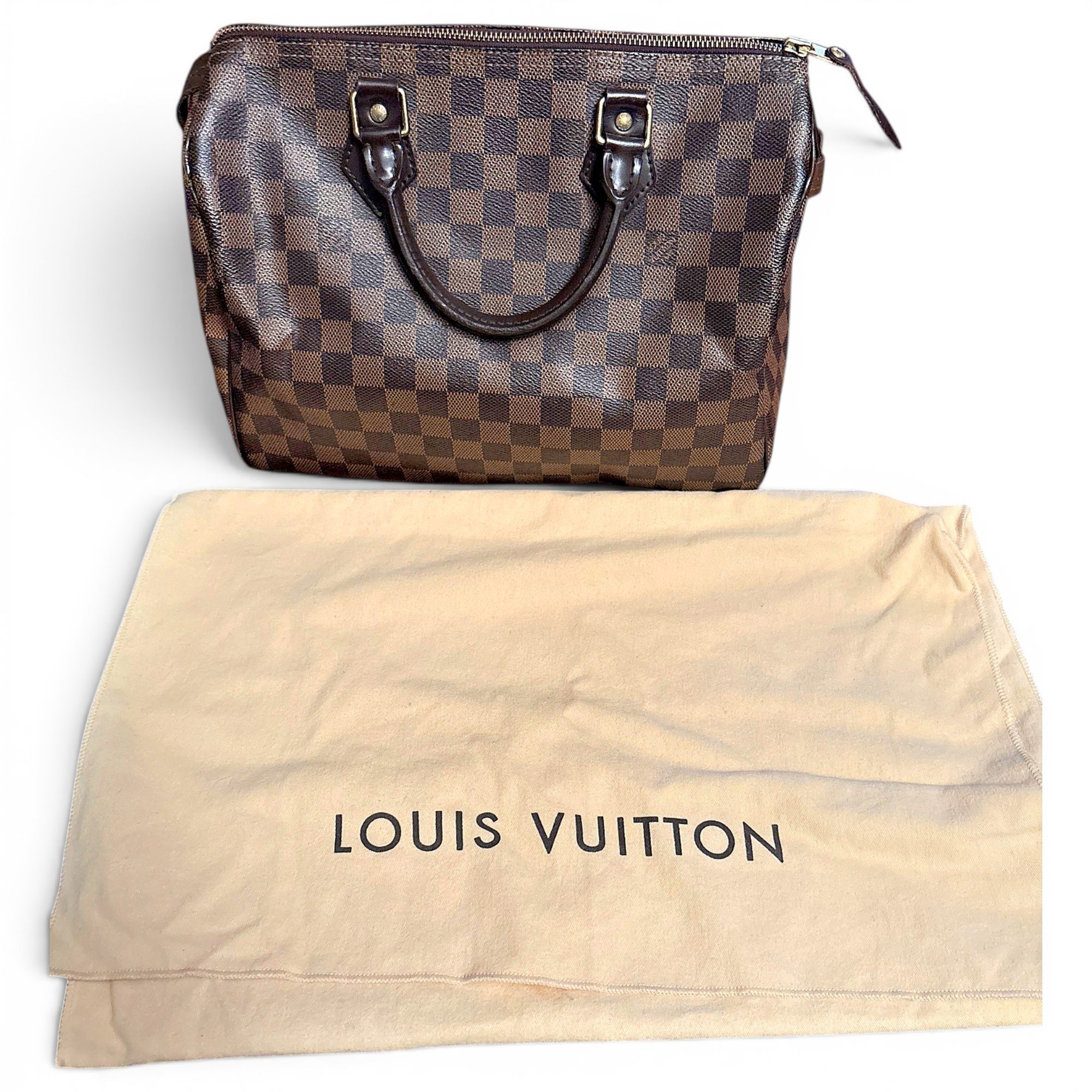 Speedy leather handbag