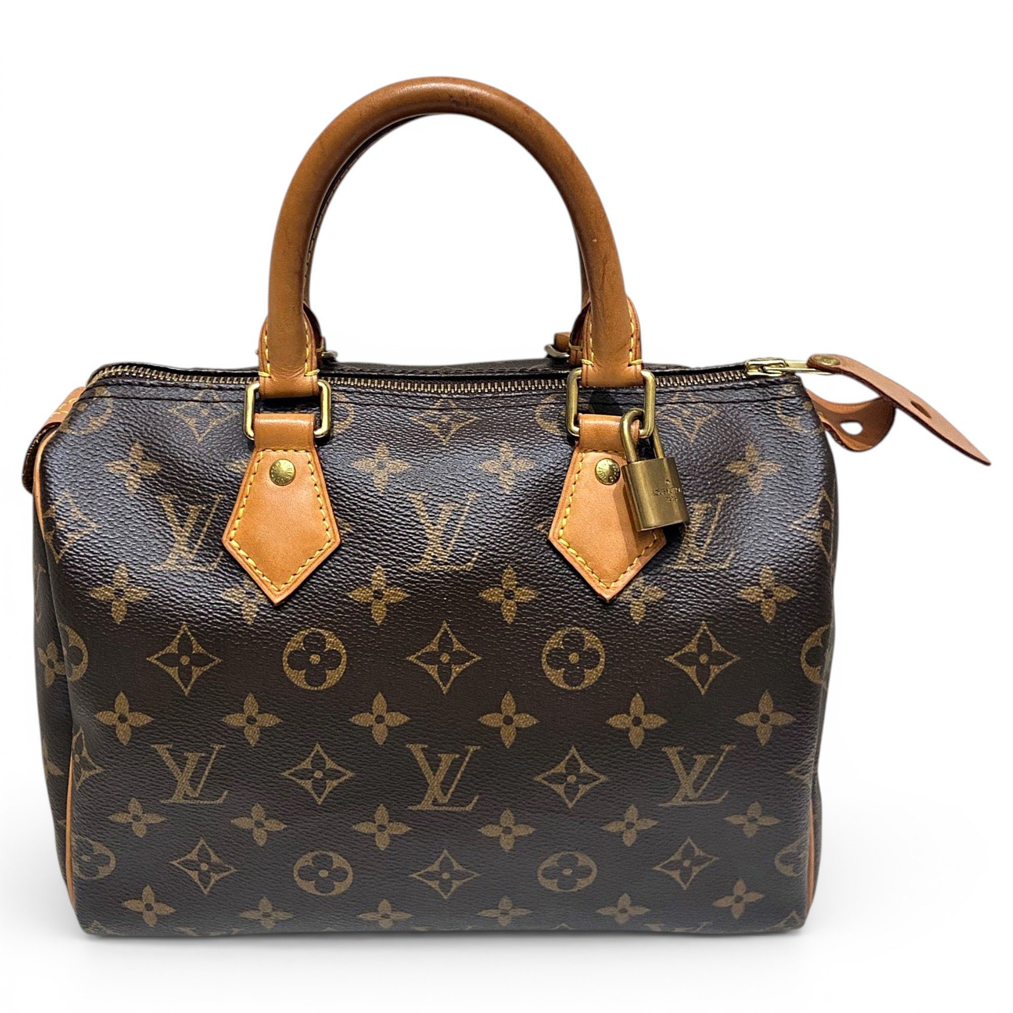 Speedy leather handbag