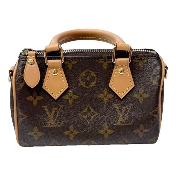 Nano Speedy / Mini HL leather handbag