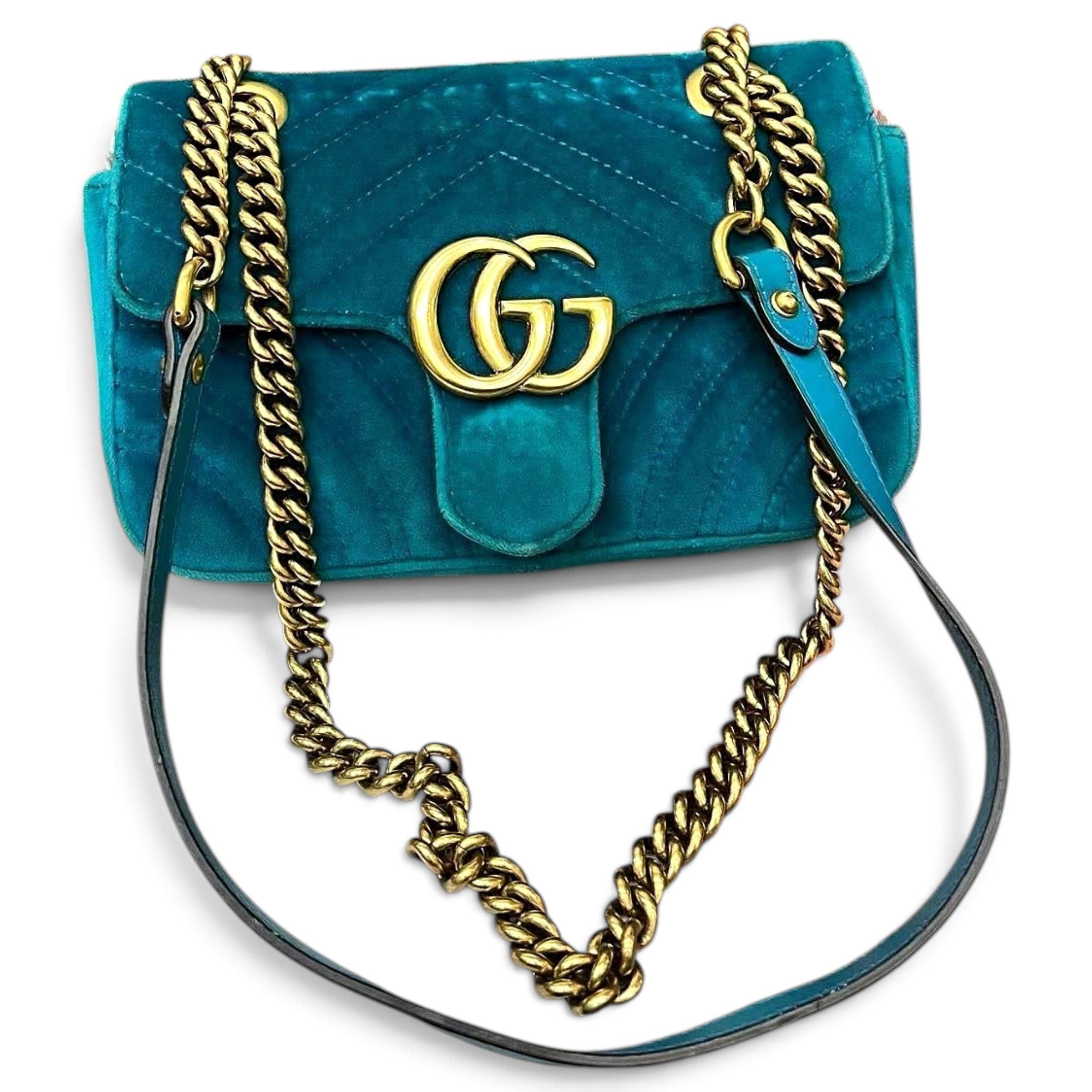 GG Marmont velvet handbag
