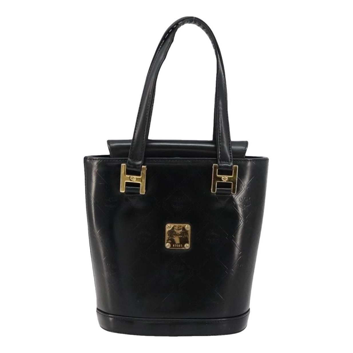 Leather tote