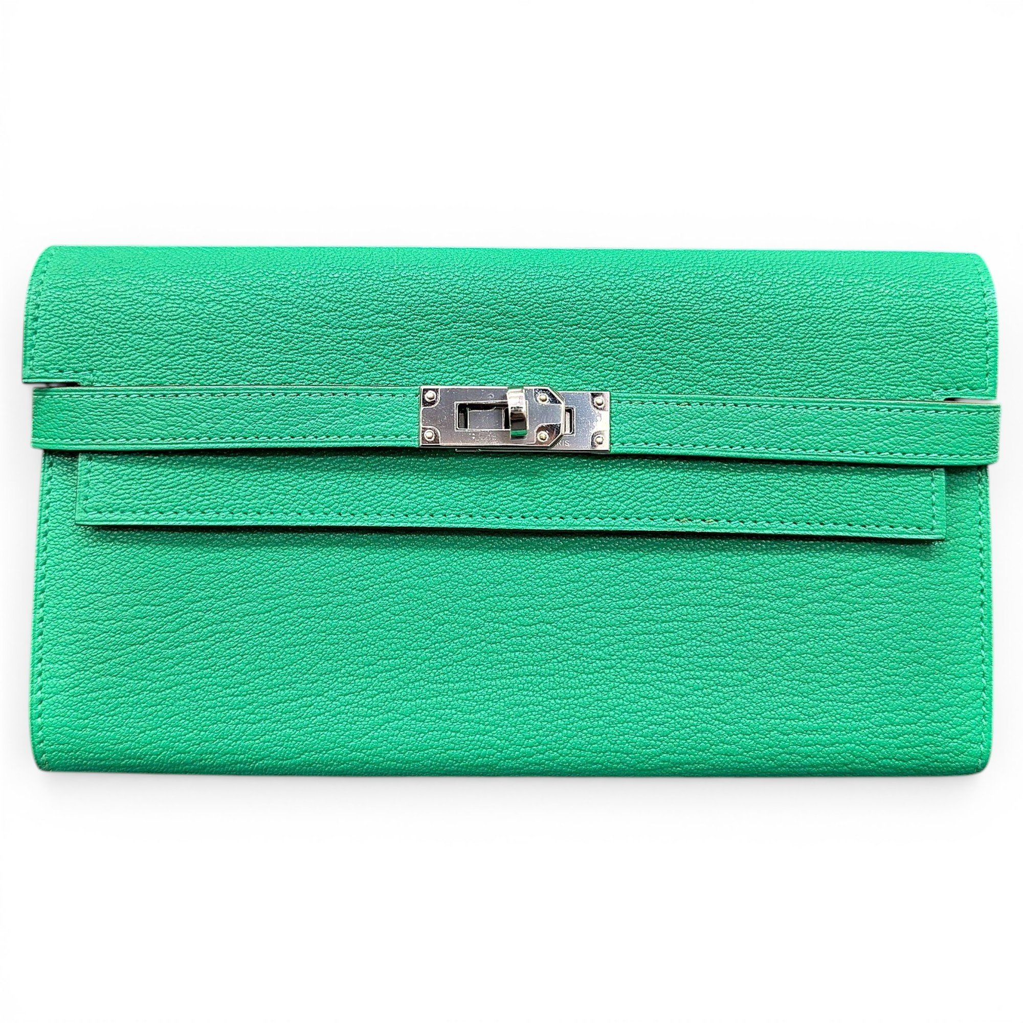 Kelly to go leather clutch bag