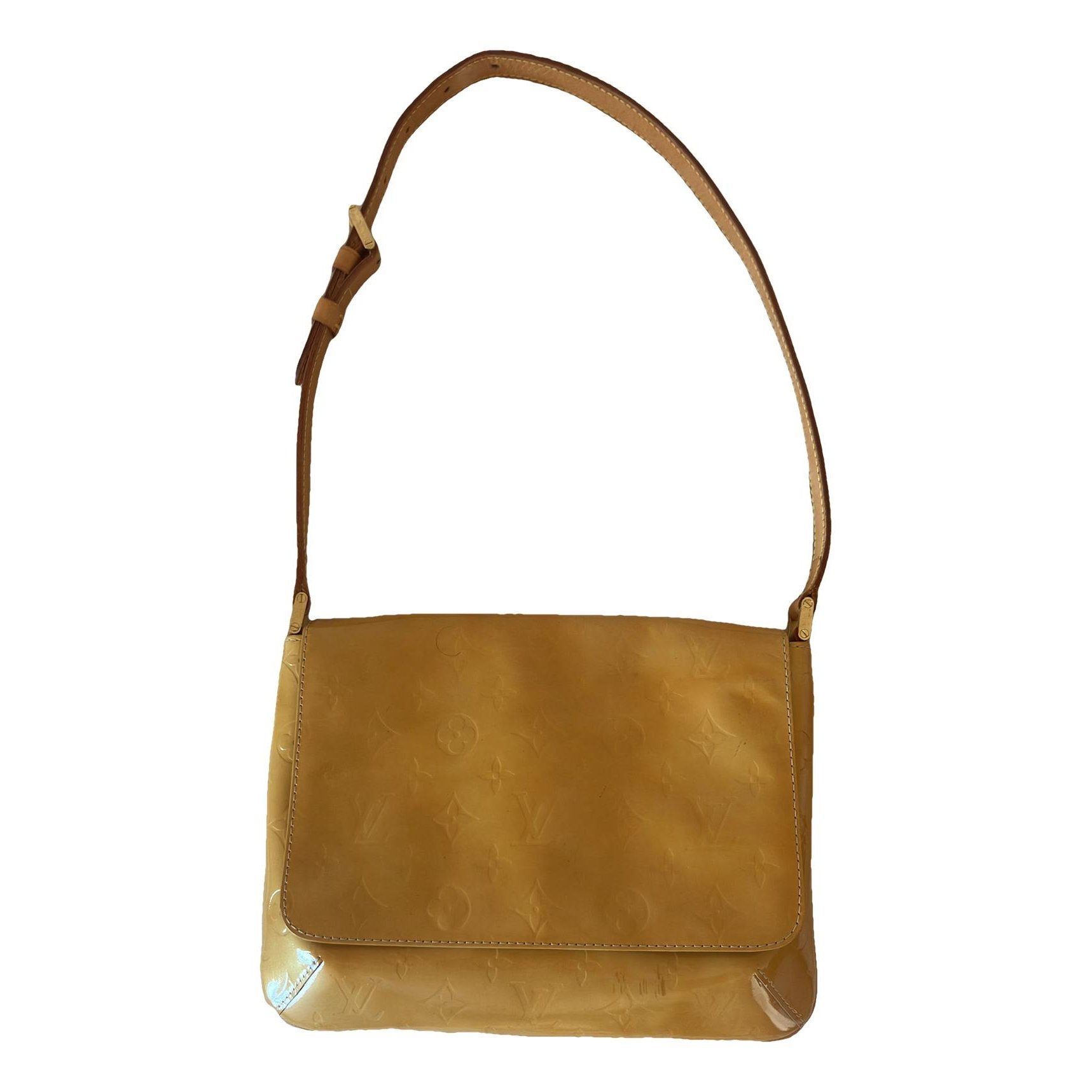 Thompson patent leather handbag