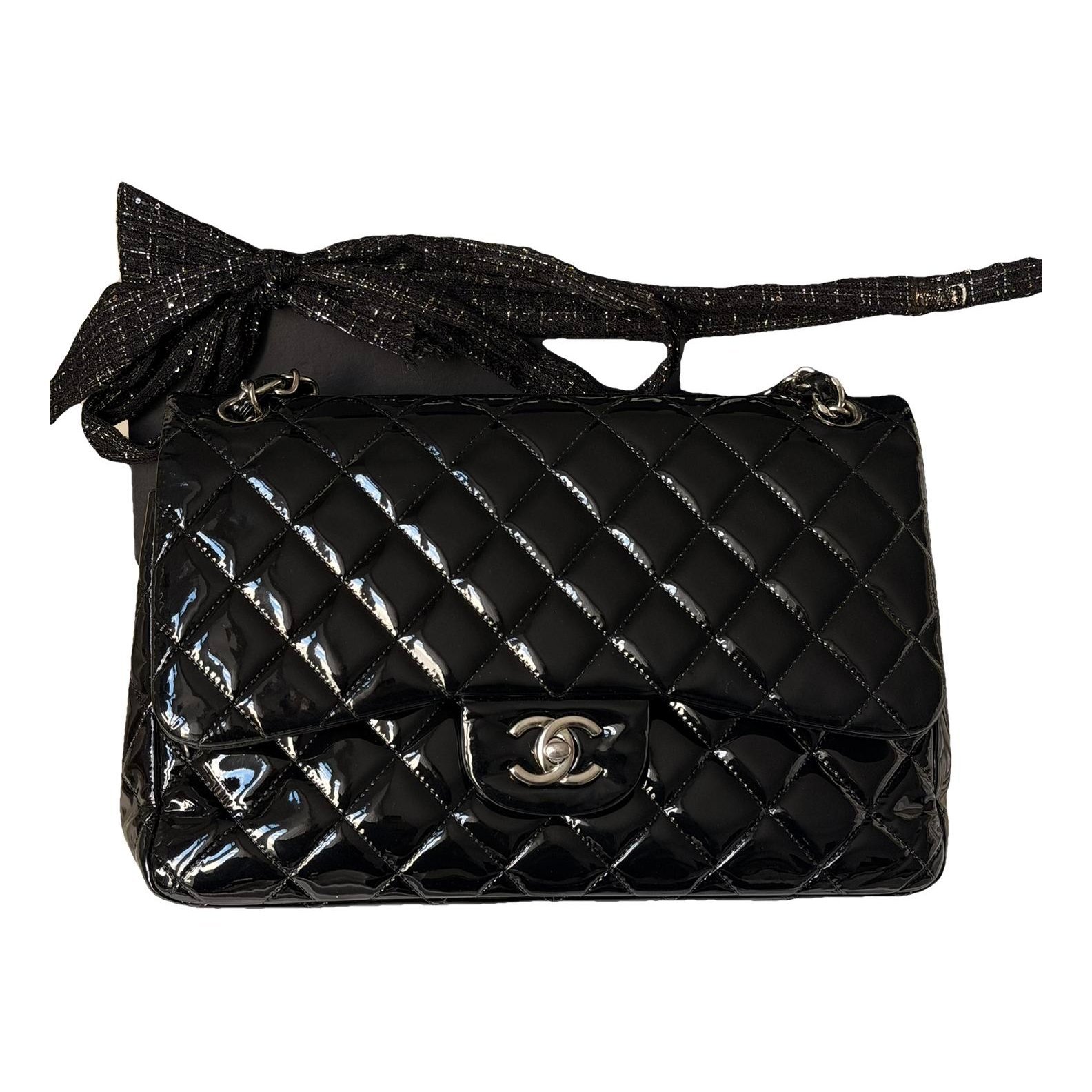 Patent leather bag