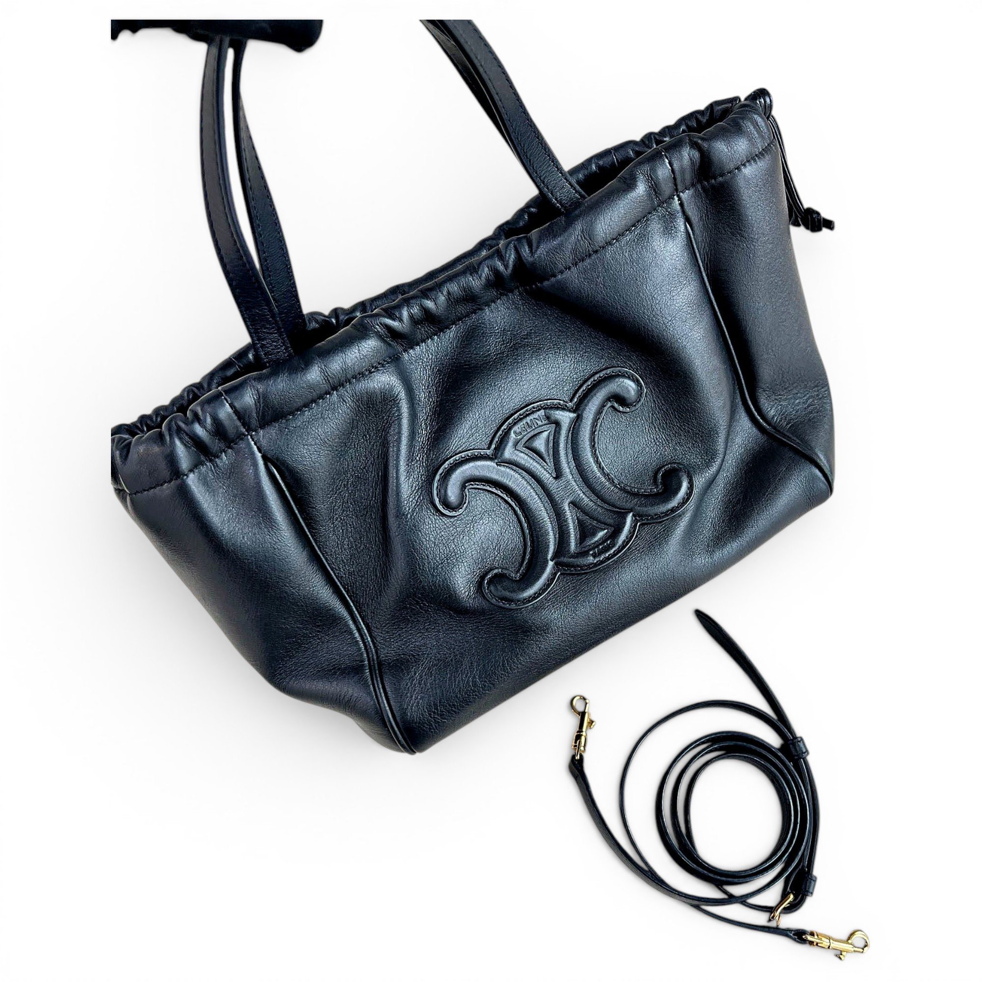 Leather tote