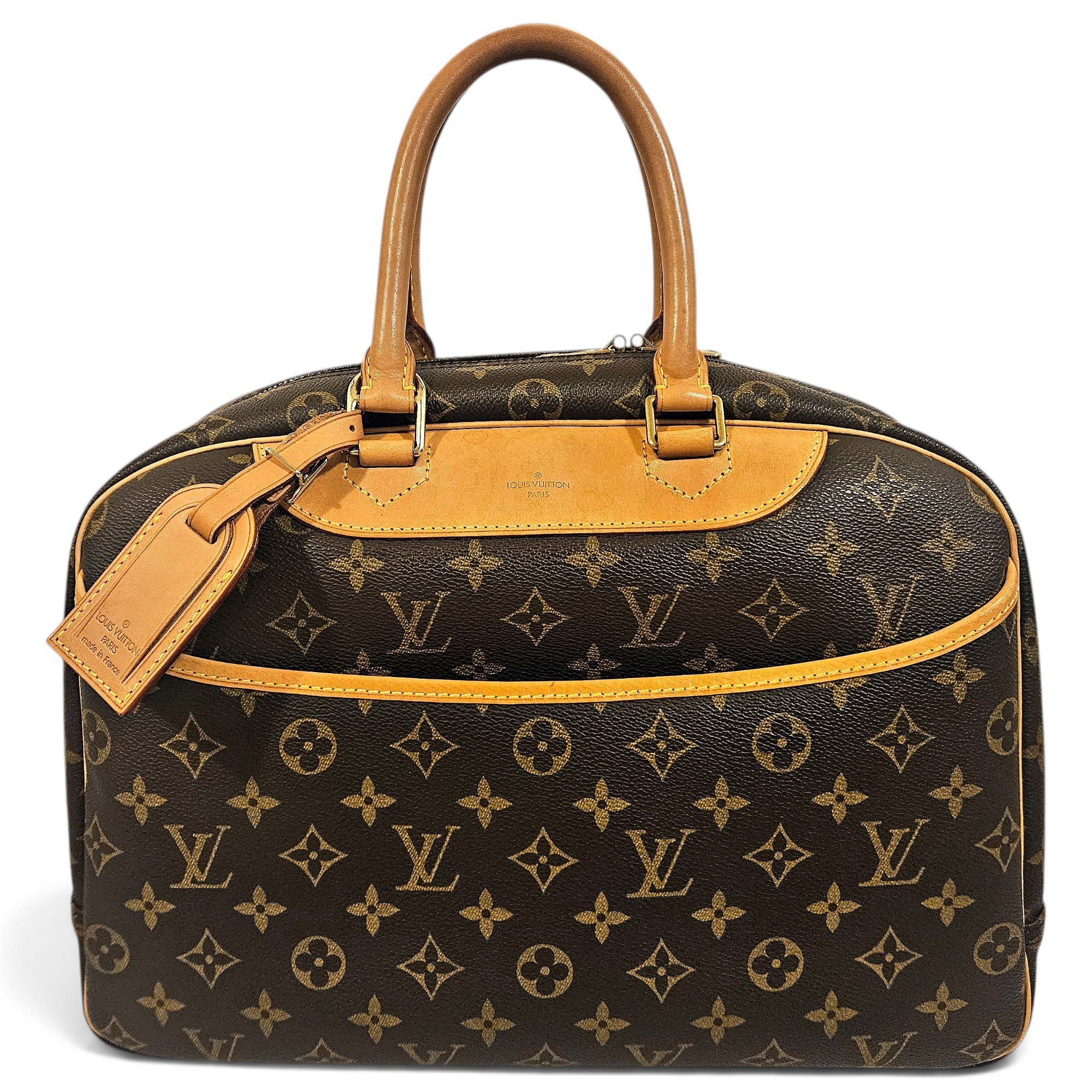 Deauville leather handbag
