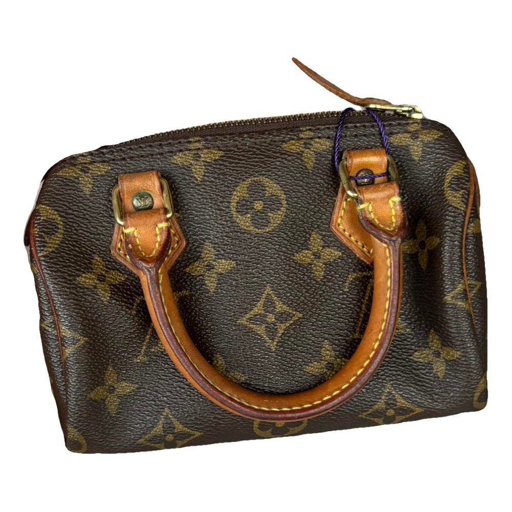 Nano Speedy / Mini HL leather handbag