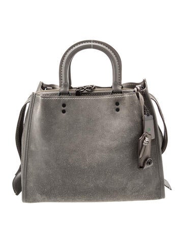 Coach Suede Top Handle Bag