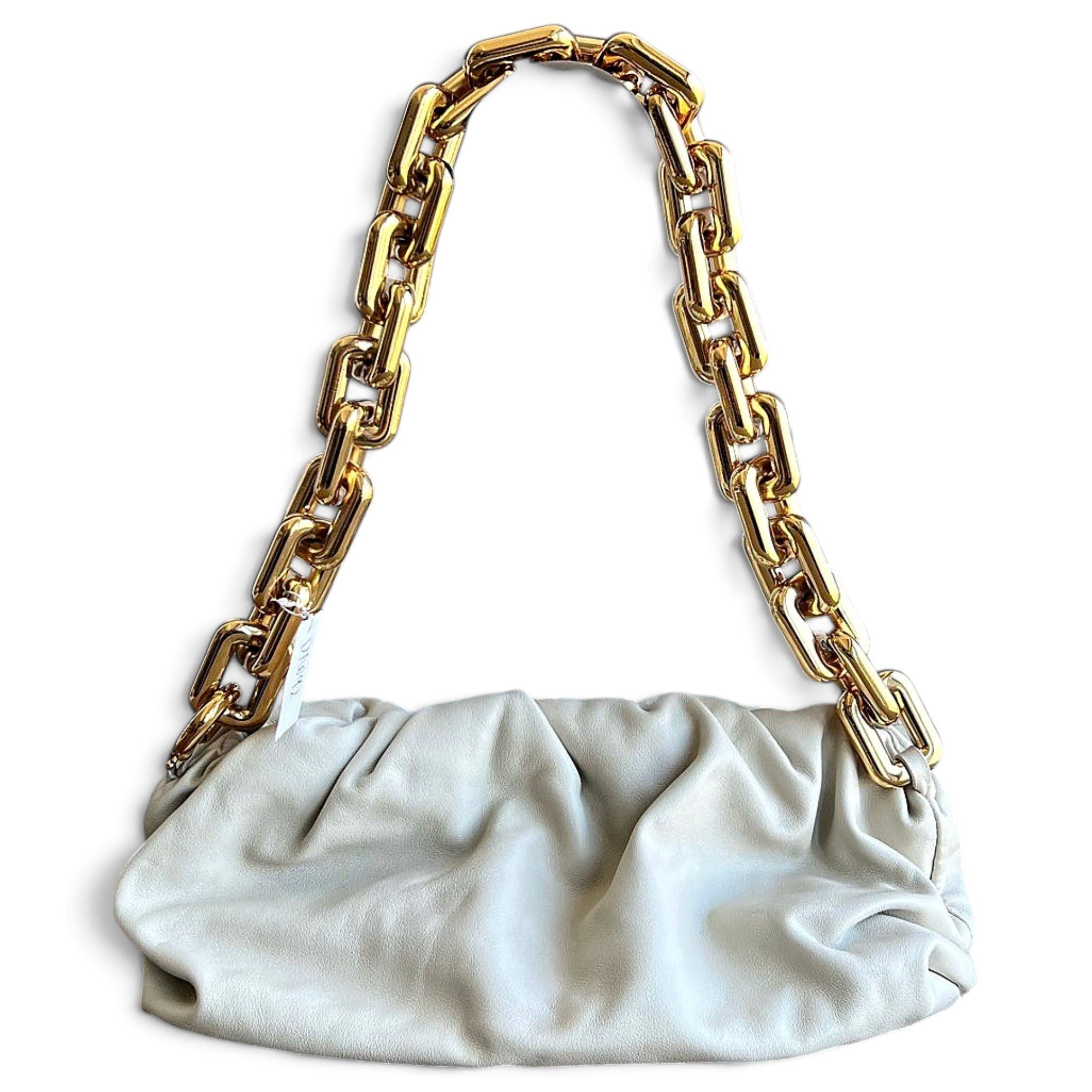 Chain Pouch leather handbag