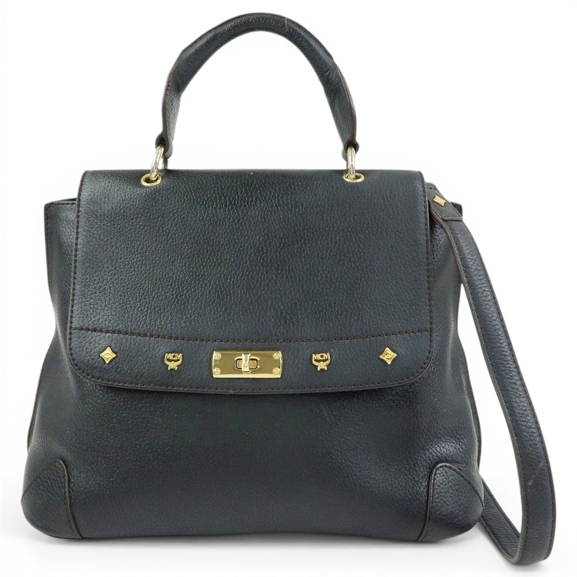 Leather handbag