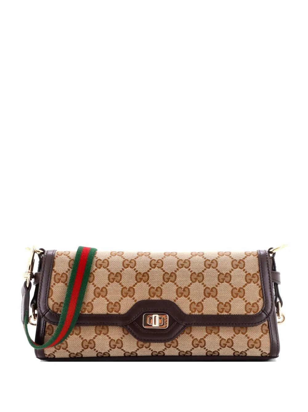 Luce GG Canvas with Leather Small shoulder bag