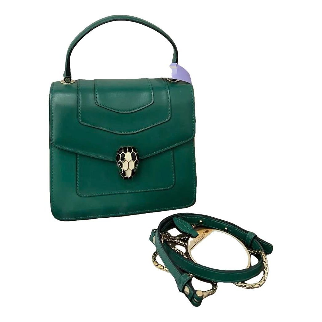 Serpenti leather handbag