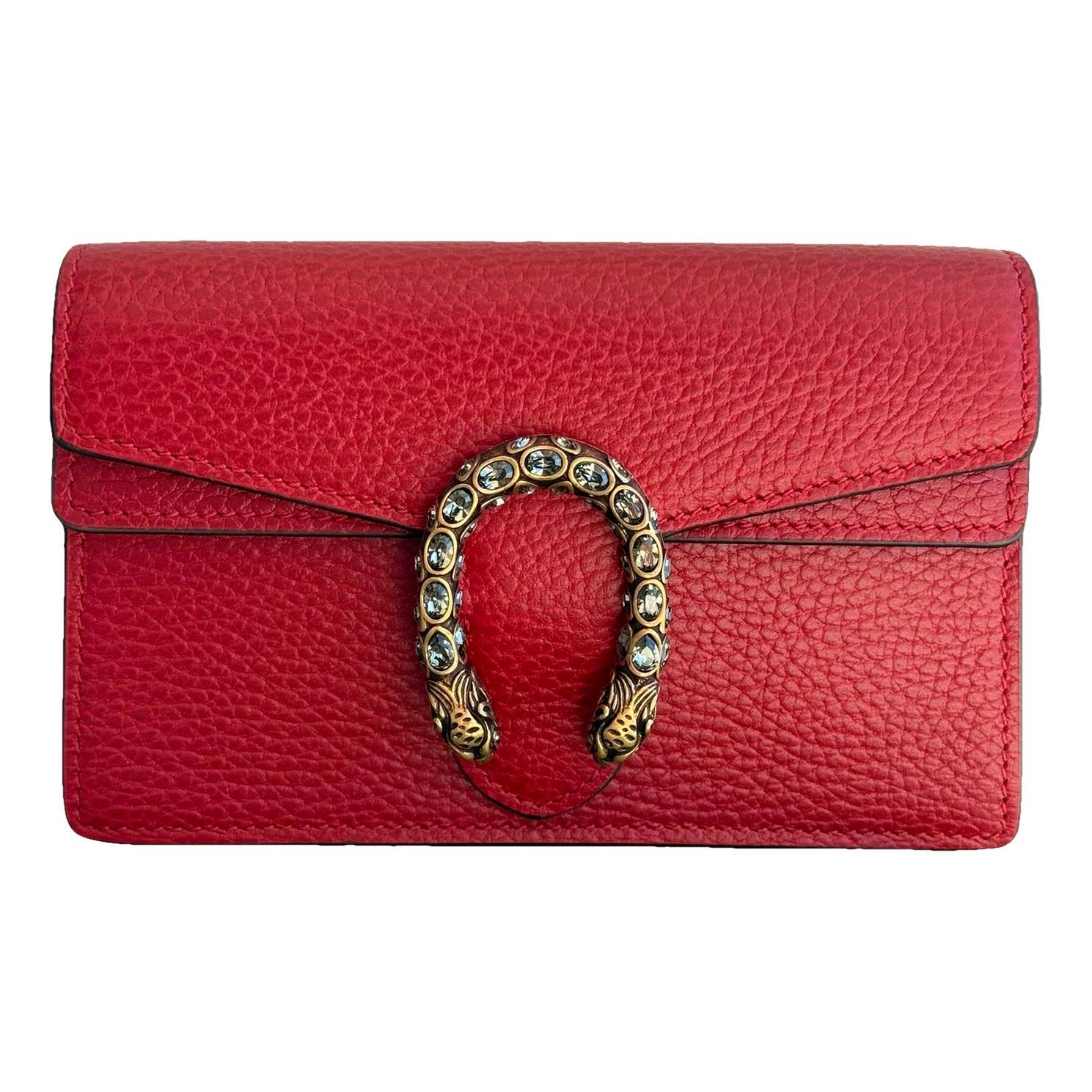 Dionysus Super Mini leather crossbody bag