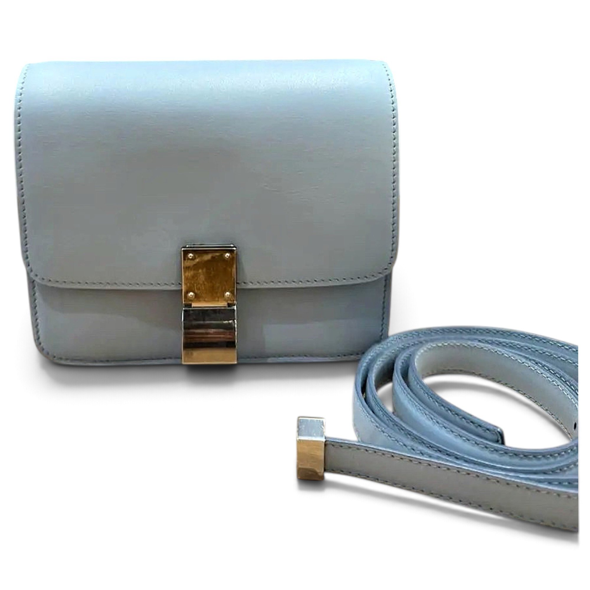 Classic leather crossbody bag