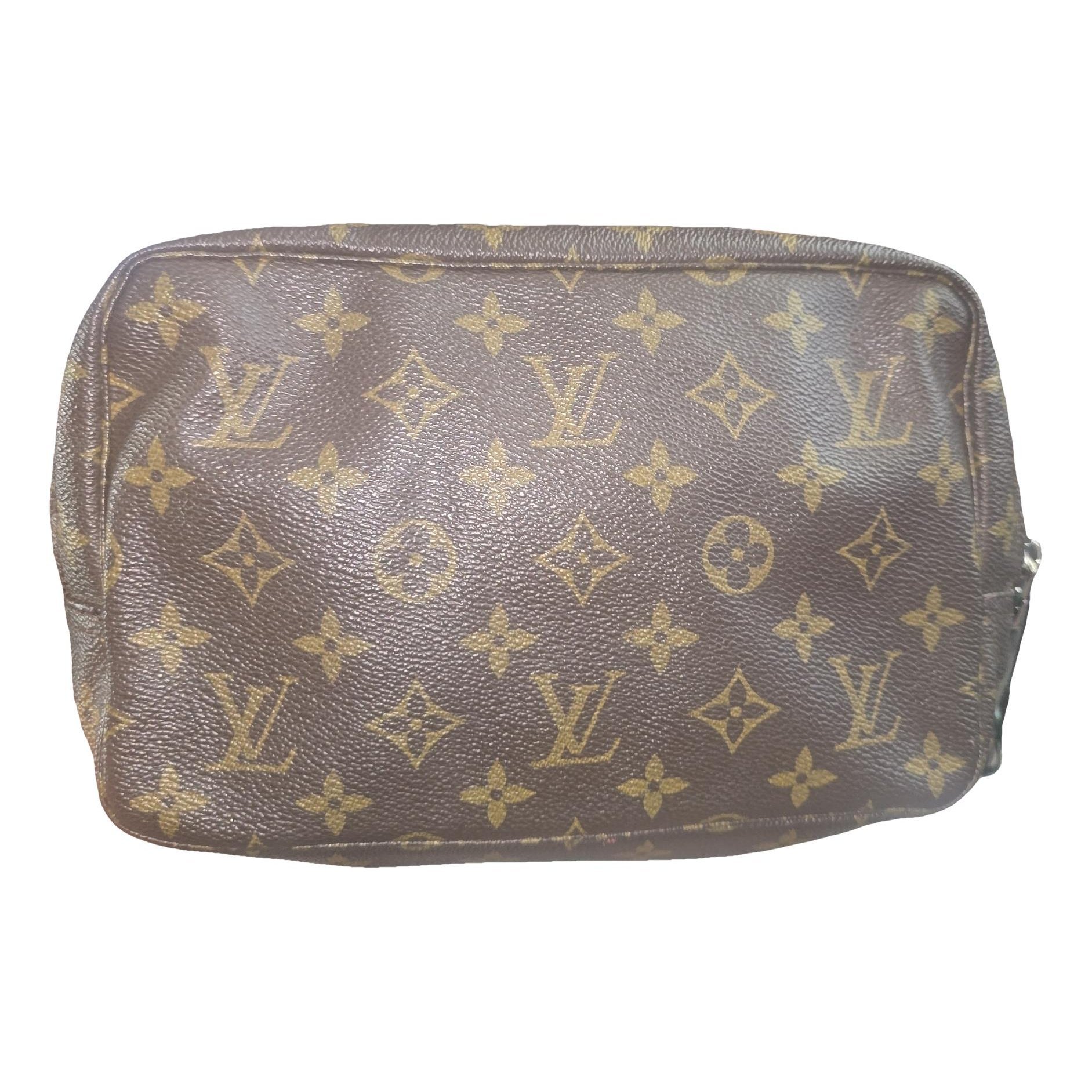 Leather clutch bag