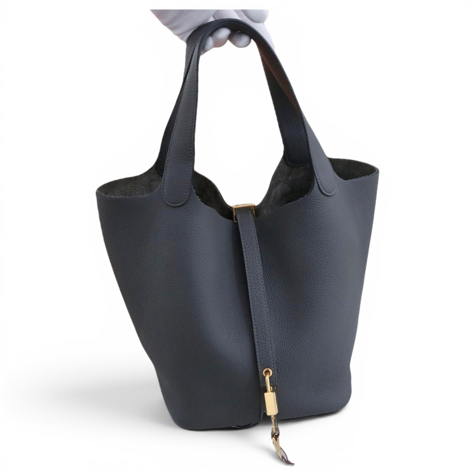 Hermes Picotin 22 Handbag Graphite